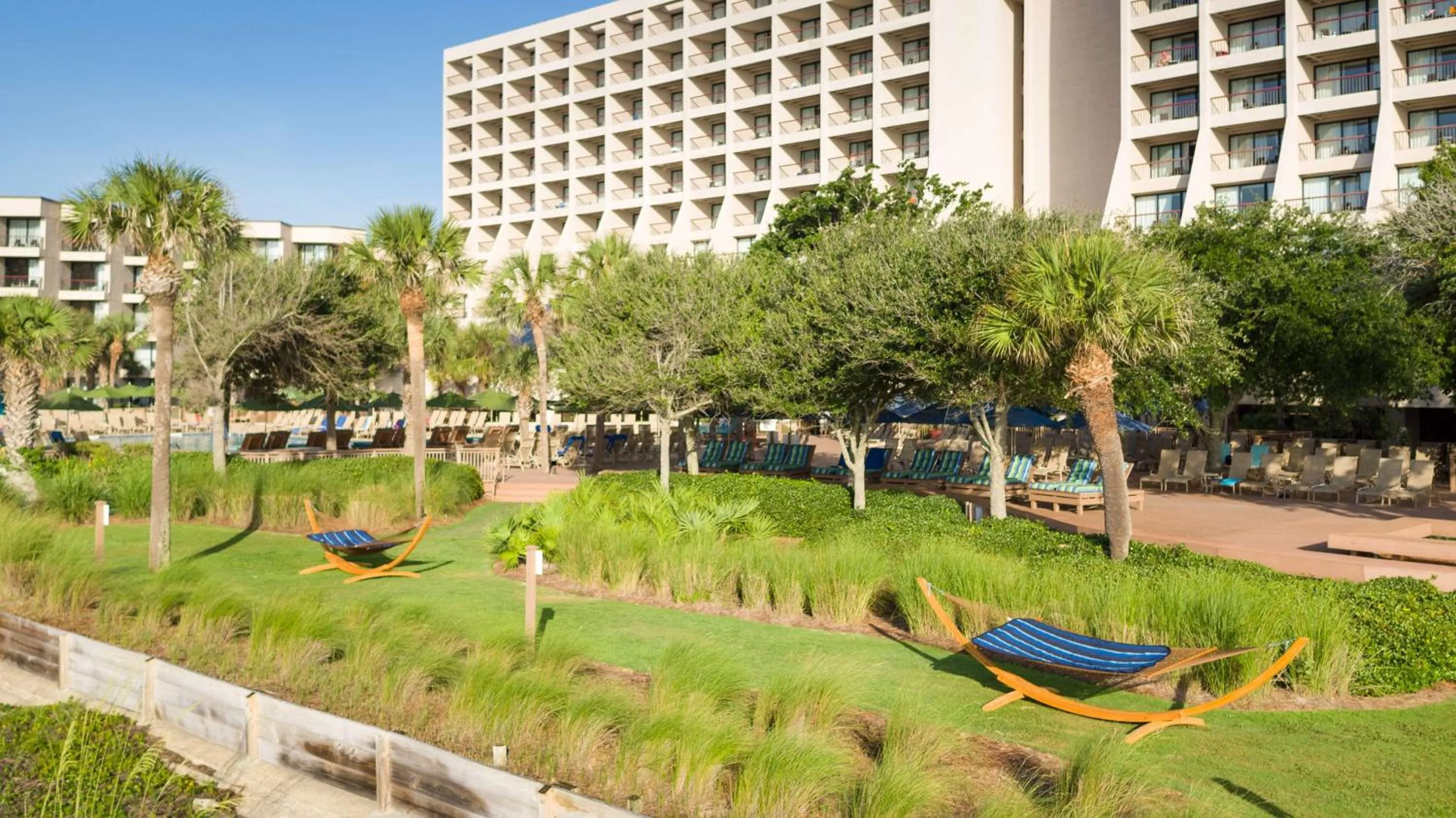 Property building in Hilton Beachfront Resort & Spa Hilton Head Island