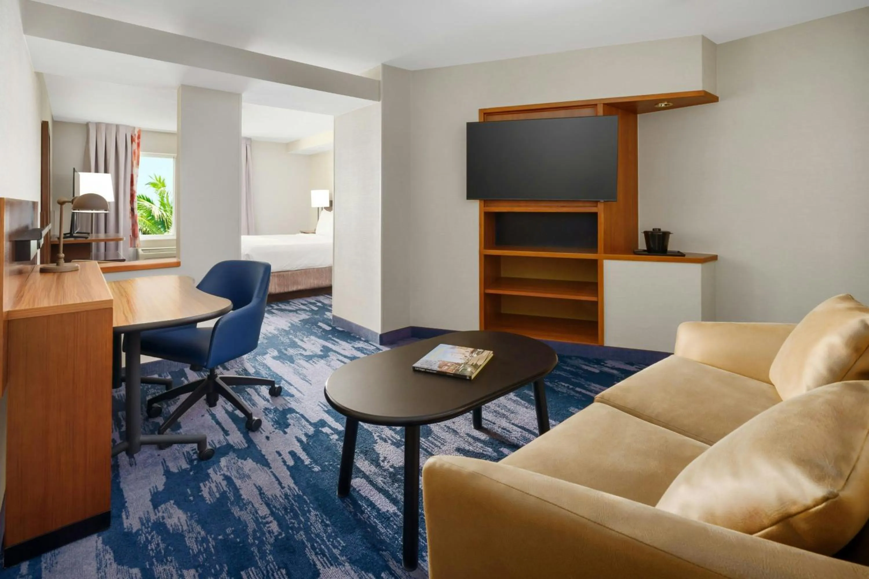 Living room in Fairfield by Marriott Inn & Suites Las Vegas Stadium Area