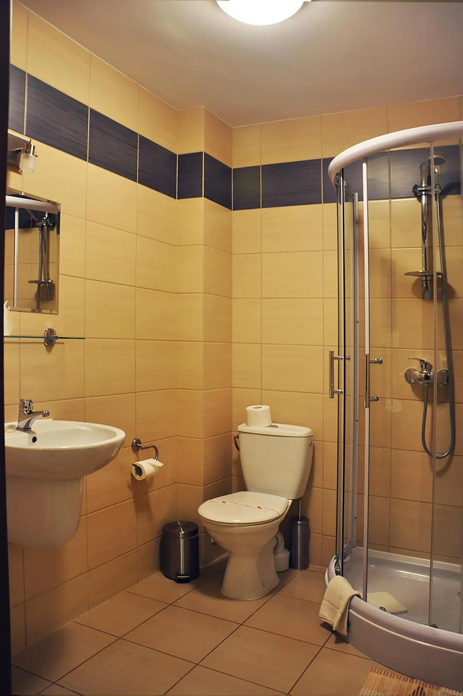 Shower in Hotel Pojezierze