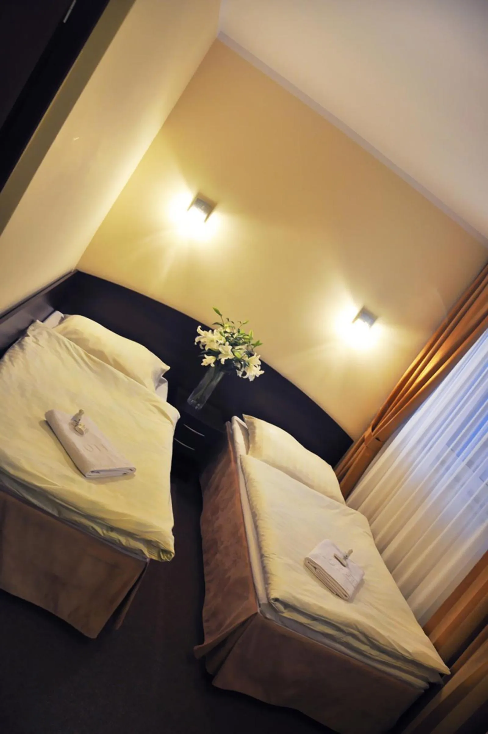 Bed in Hotel Pojezierze