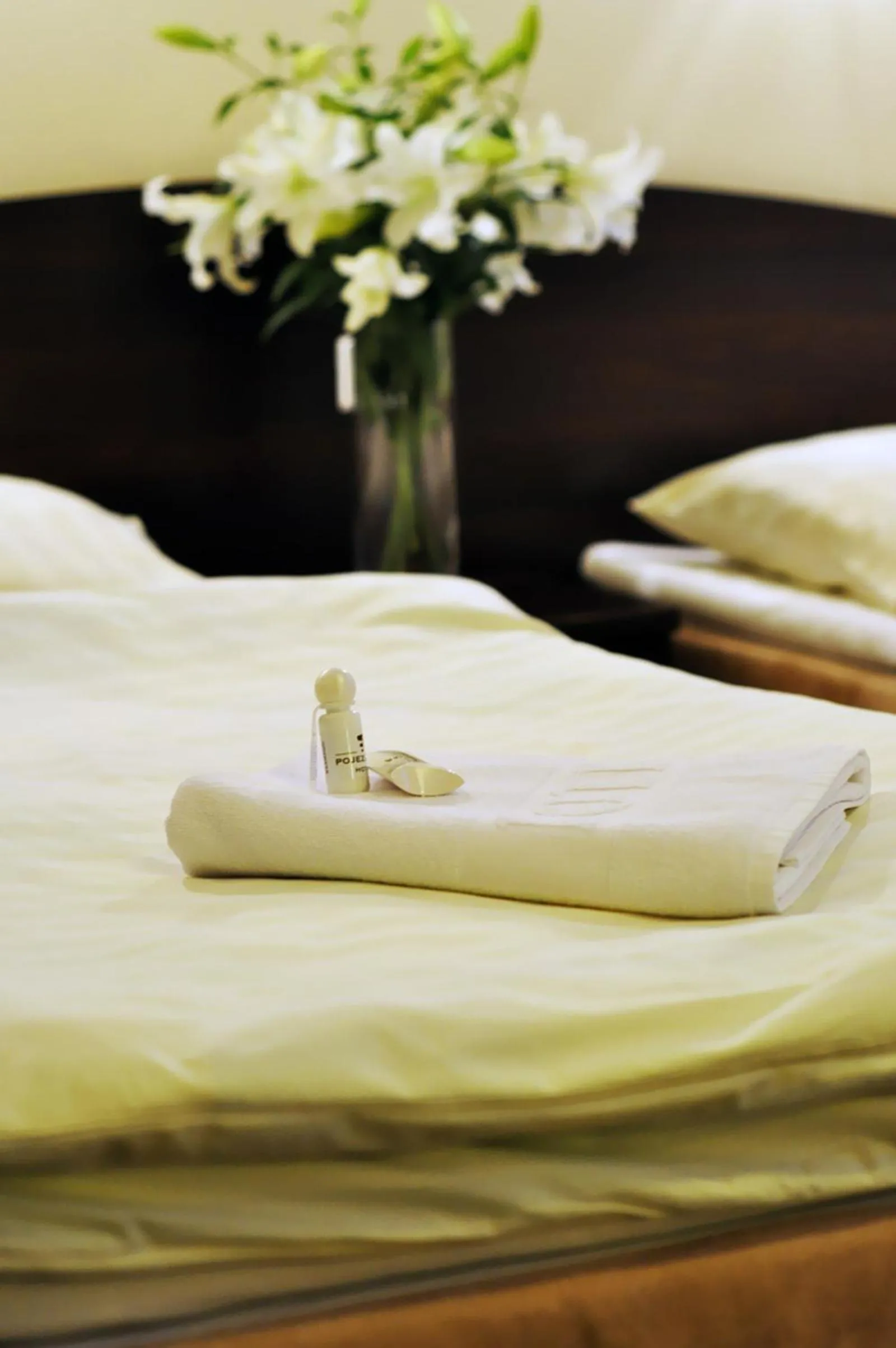 Bed in Hotel Pojezierze