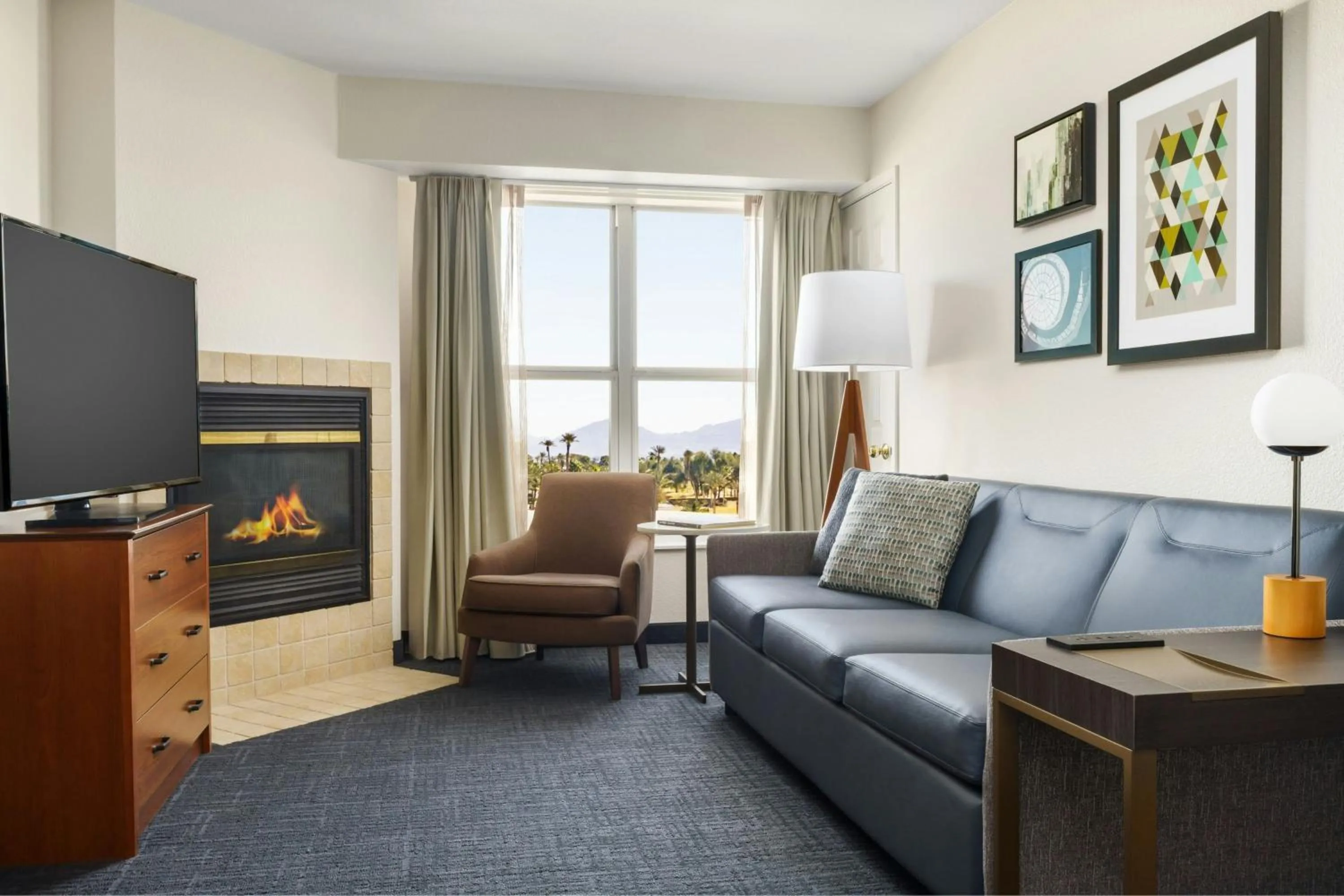 Bedroom in Residence Inn By Marriott Las Vegas Stadium Area