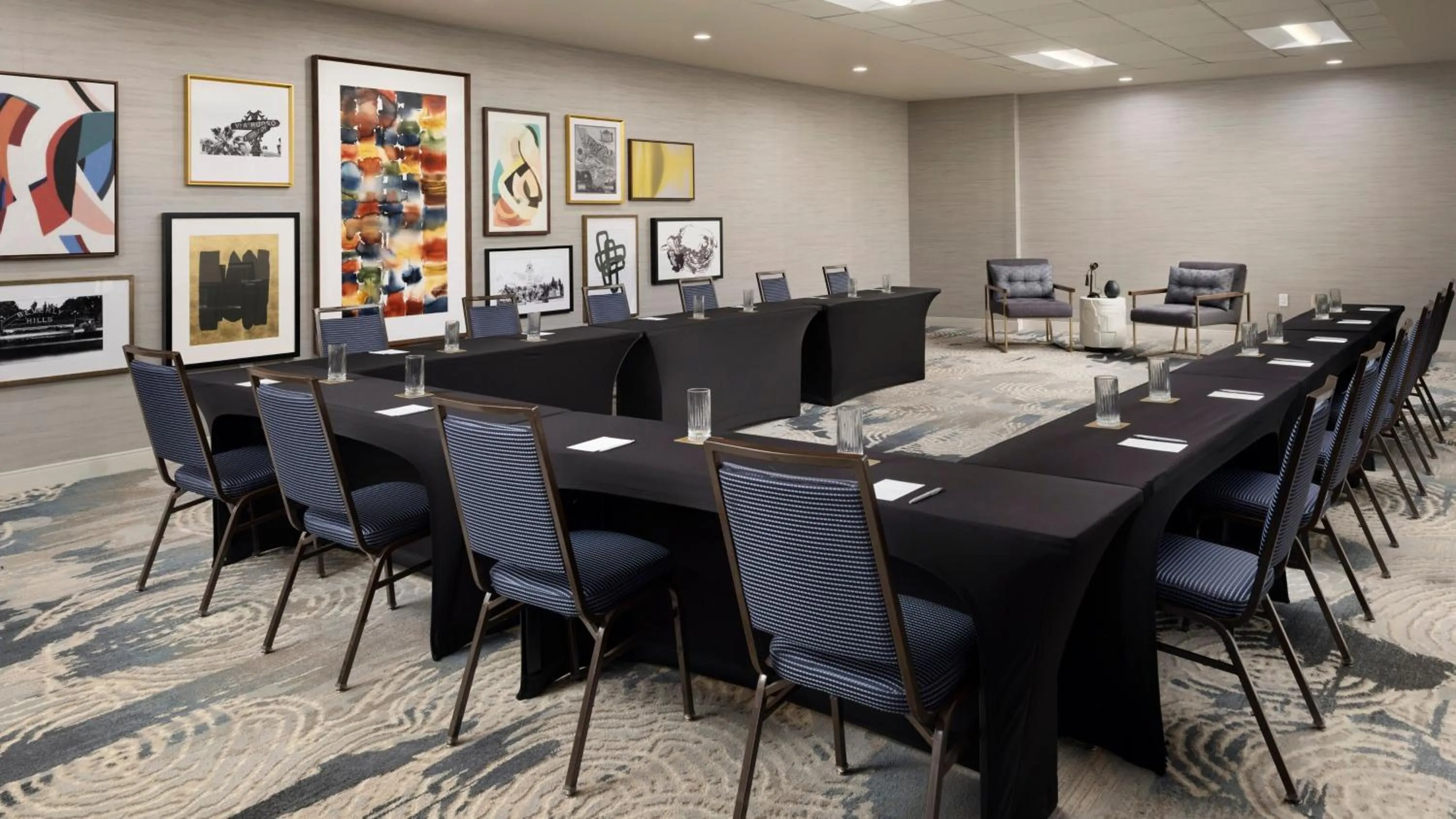 Meeting/conference room in Burton House, Beverly Hills, A Tribute Portfolio Hotel