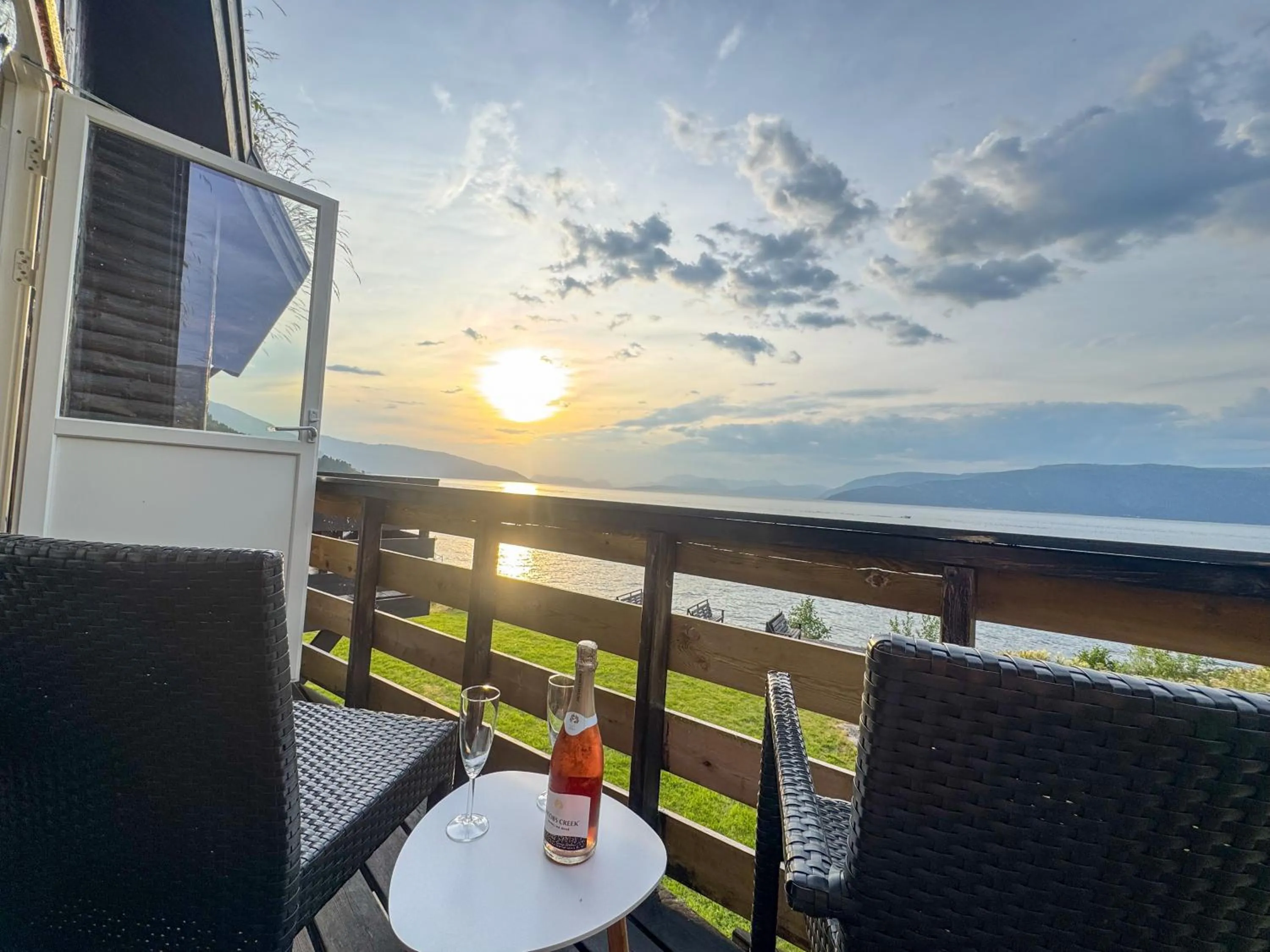 View (from property/room) in Brekkestranda Fjordhotel