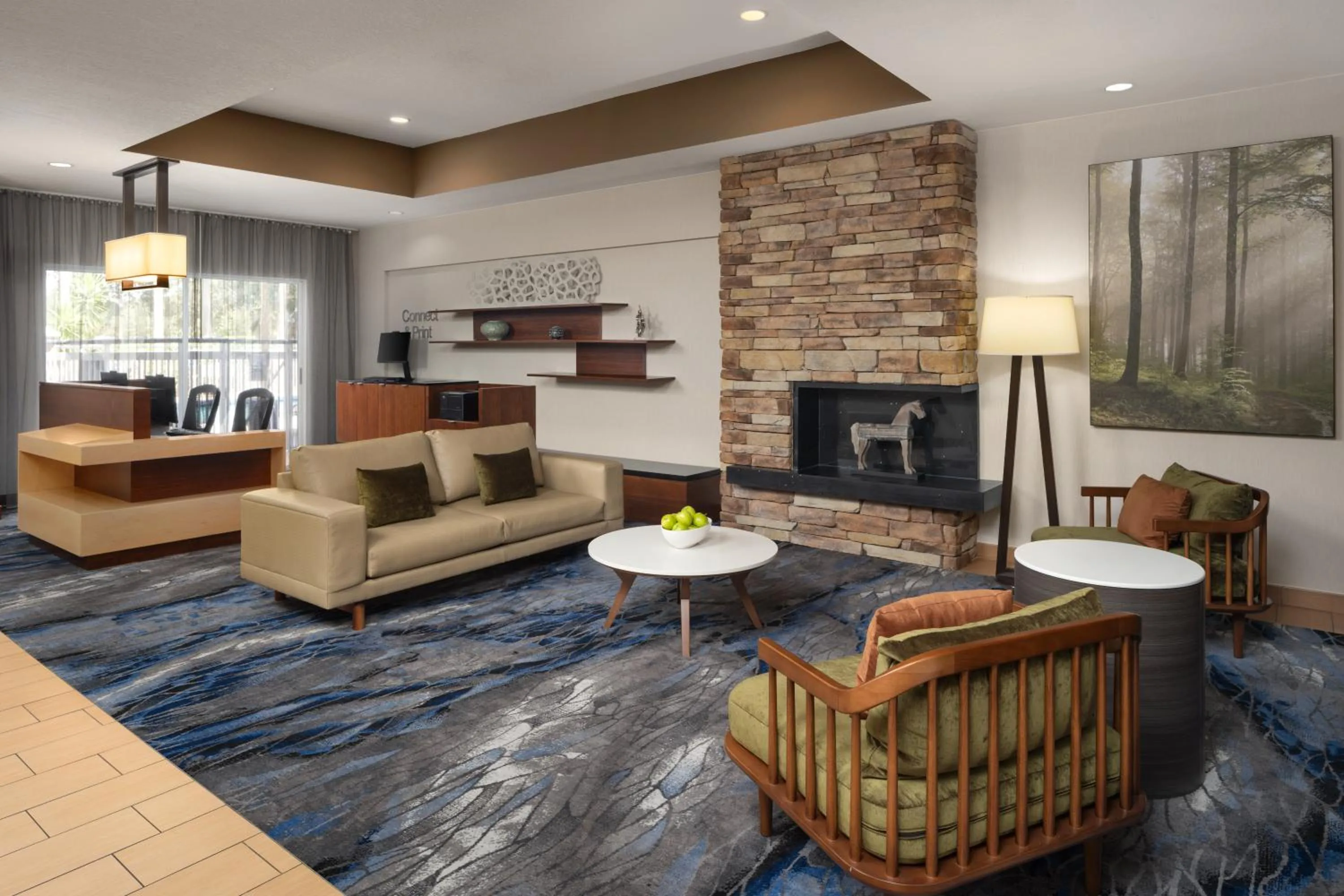 Lobby or reception in Fairfield Inn Orlando Airport