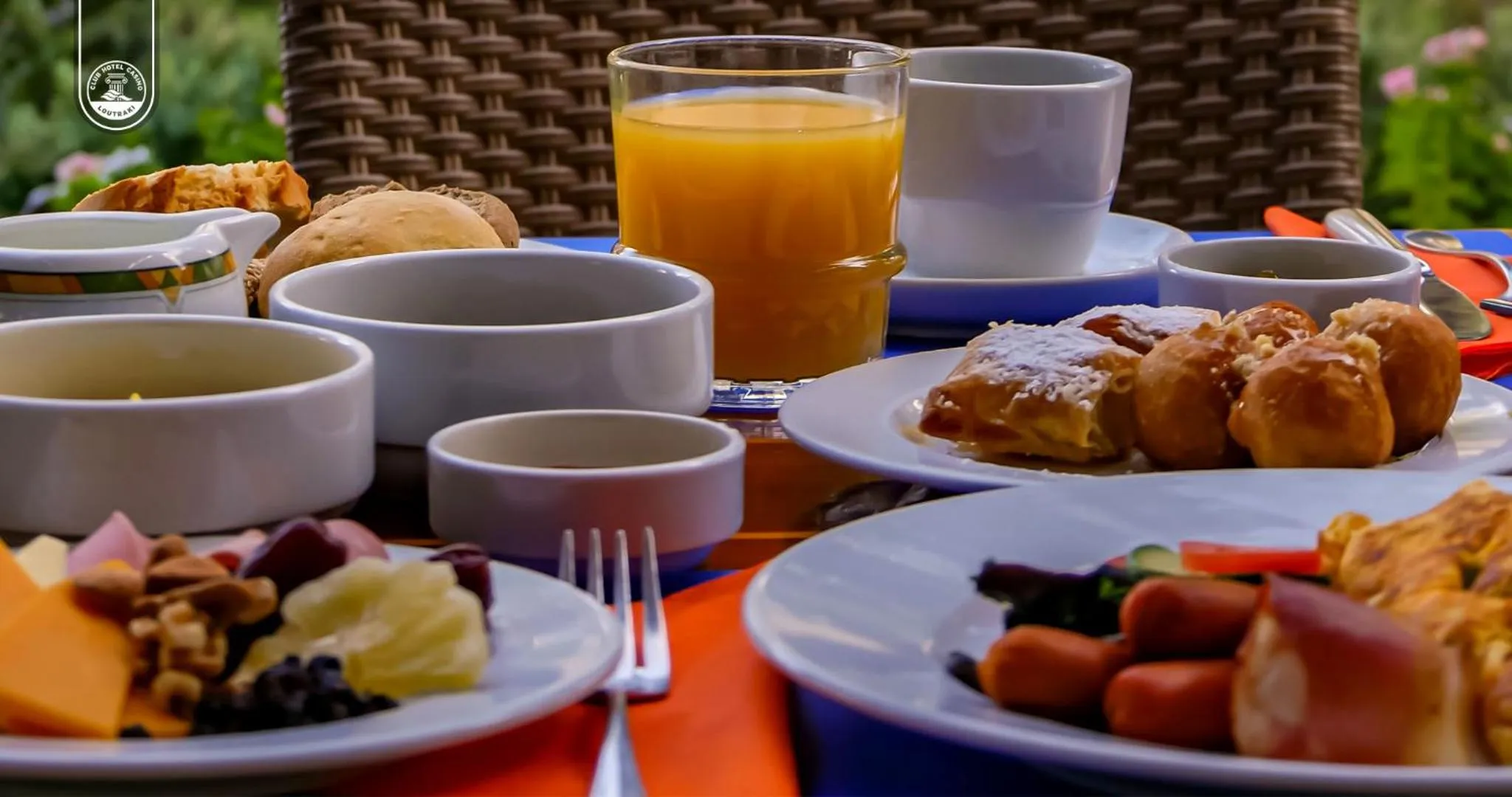 American breakfast in Club Hotel Casino Loutraki