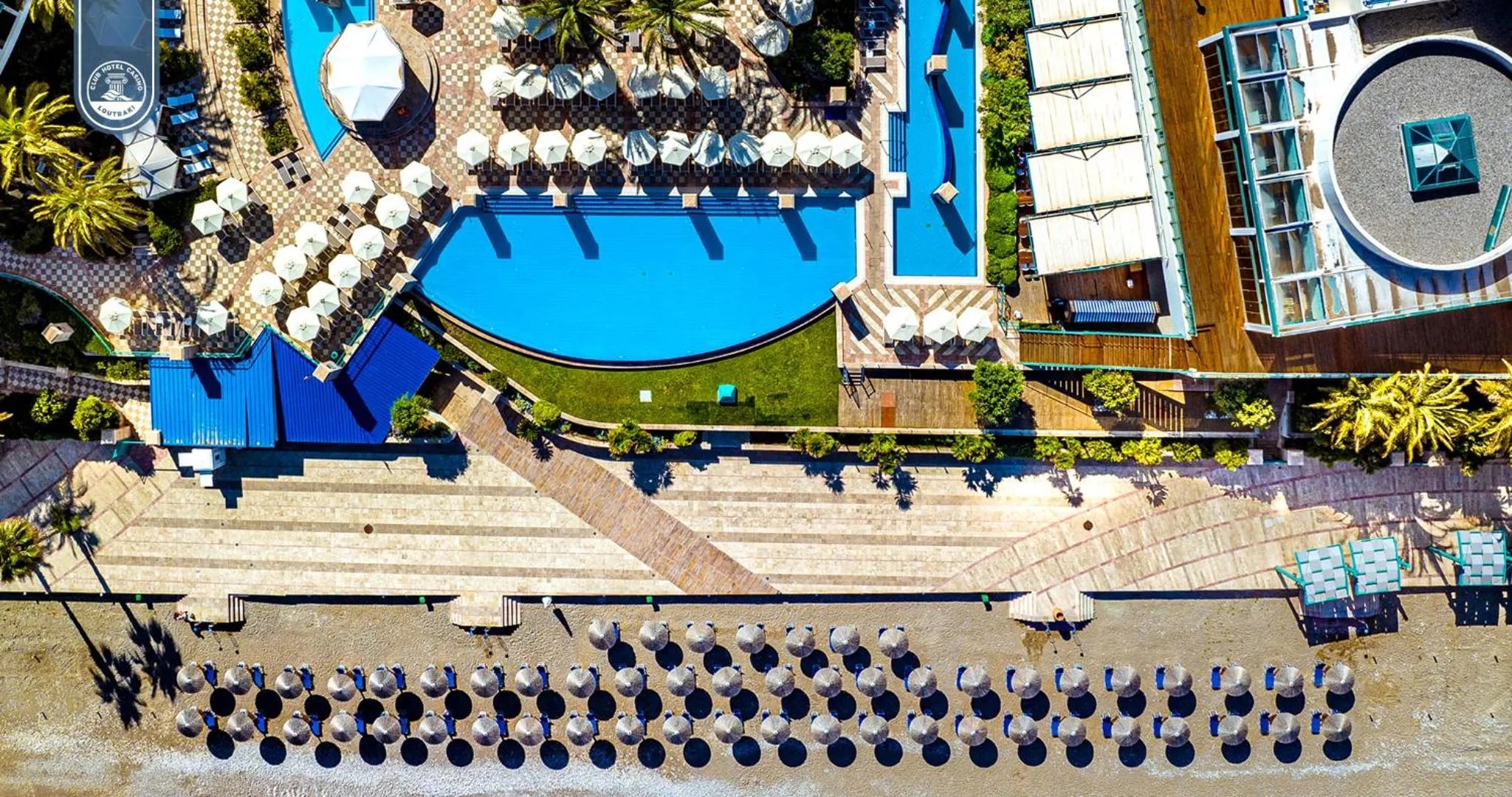 Swimming pool in Club Hotel Casino Loutraki