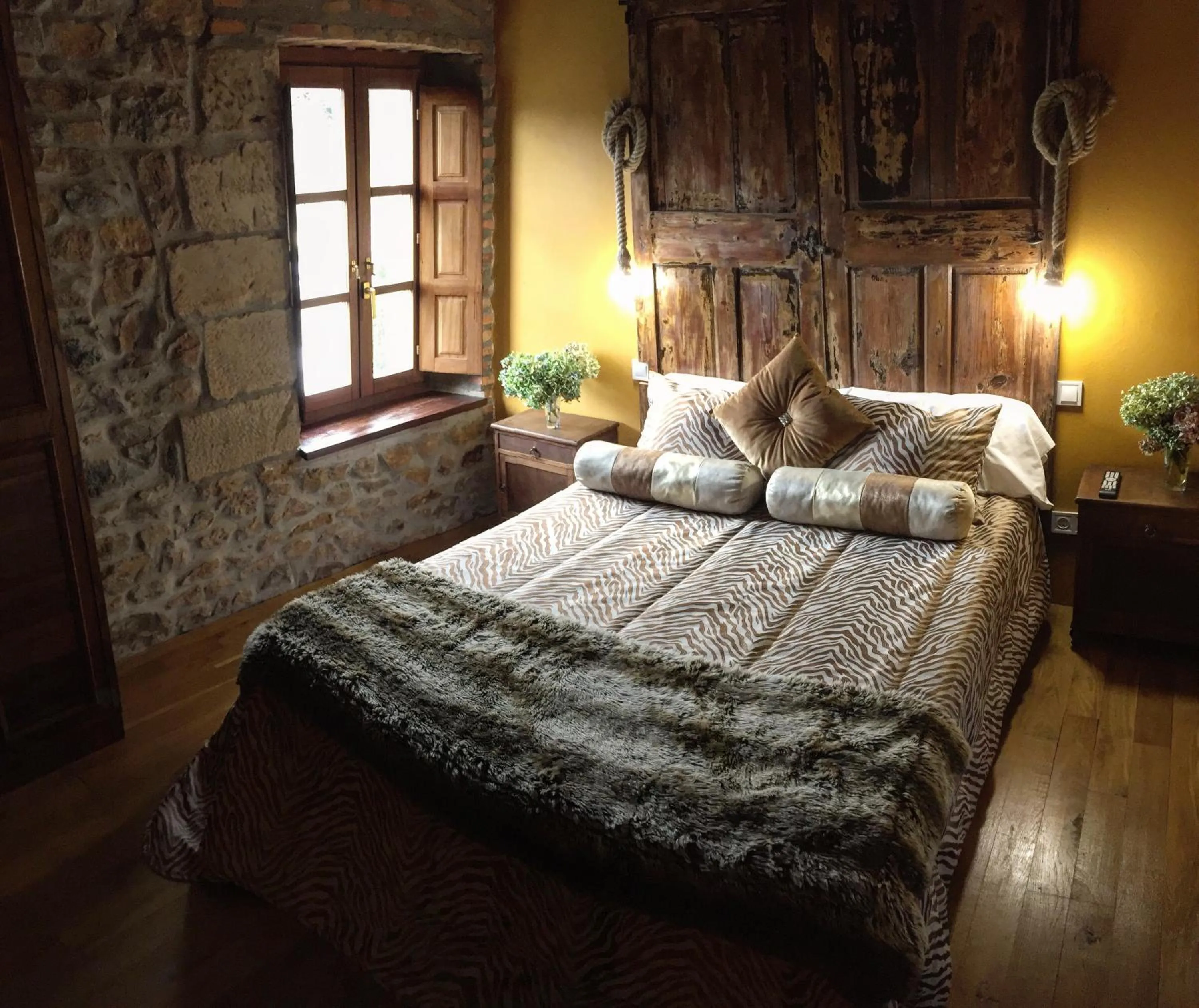 Bed in La Casona de Rudagüera
