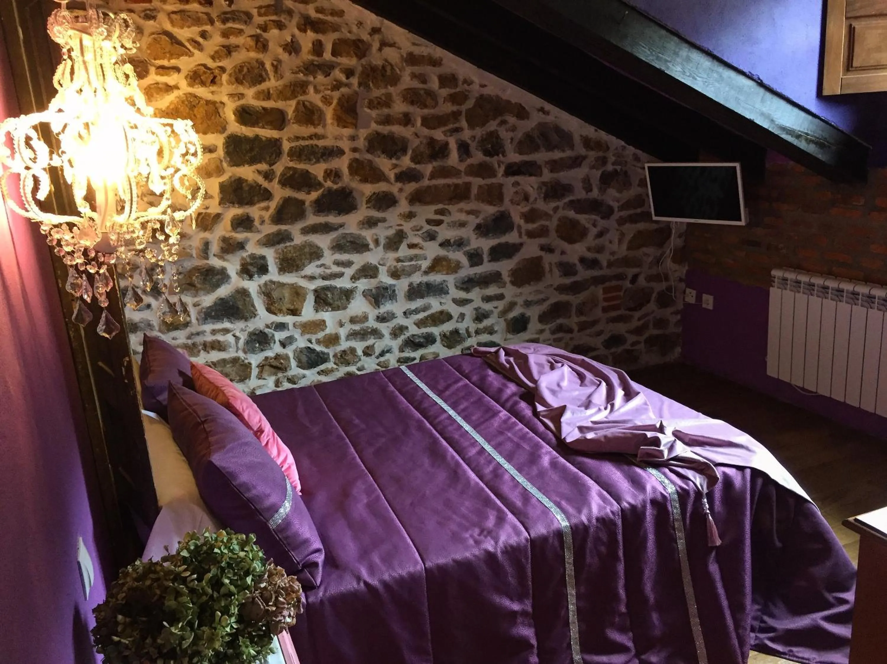 Bed in La Casona de Rudagüera