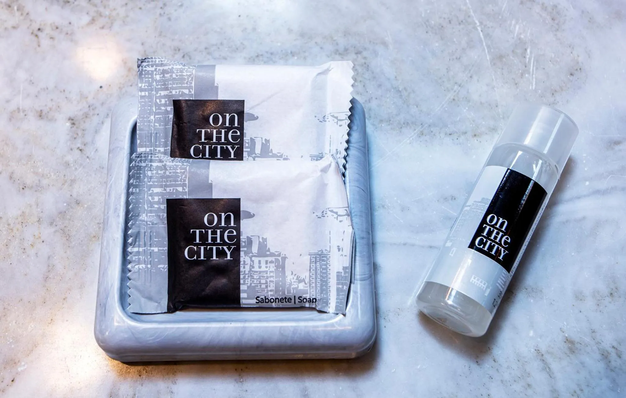 Bathroom, Bed in Hotel Praia do Portinho