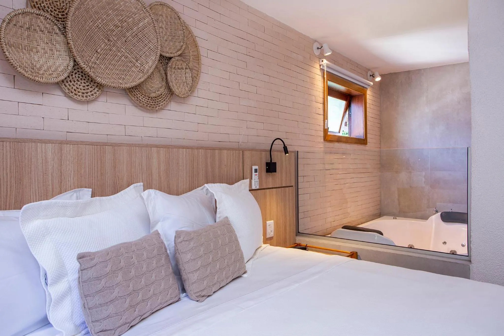 Bedroom, Bed in Hotel Praia do Portinho