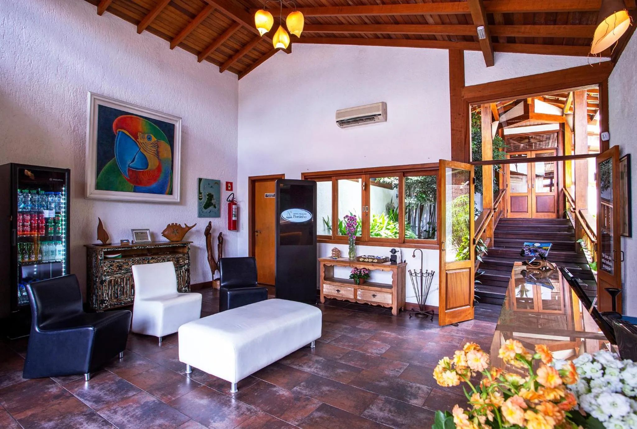 Lobby or reception in Hotel Praia do Portinho