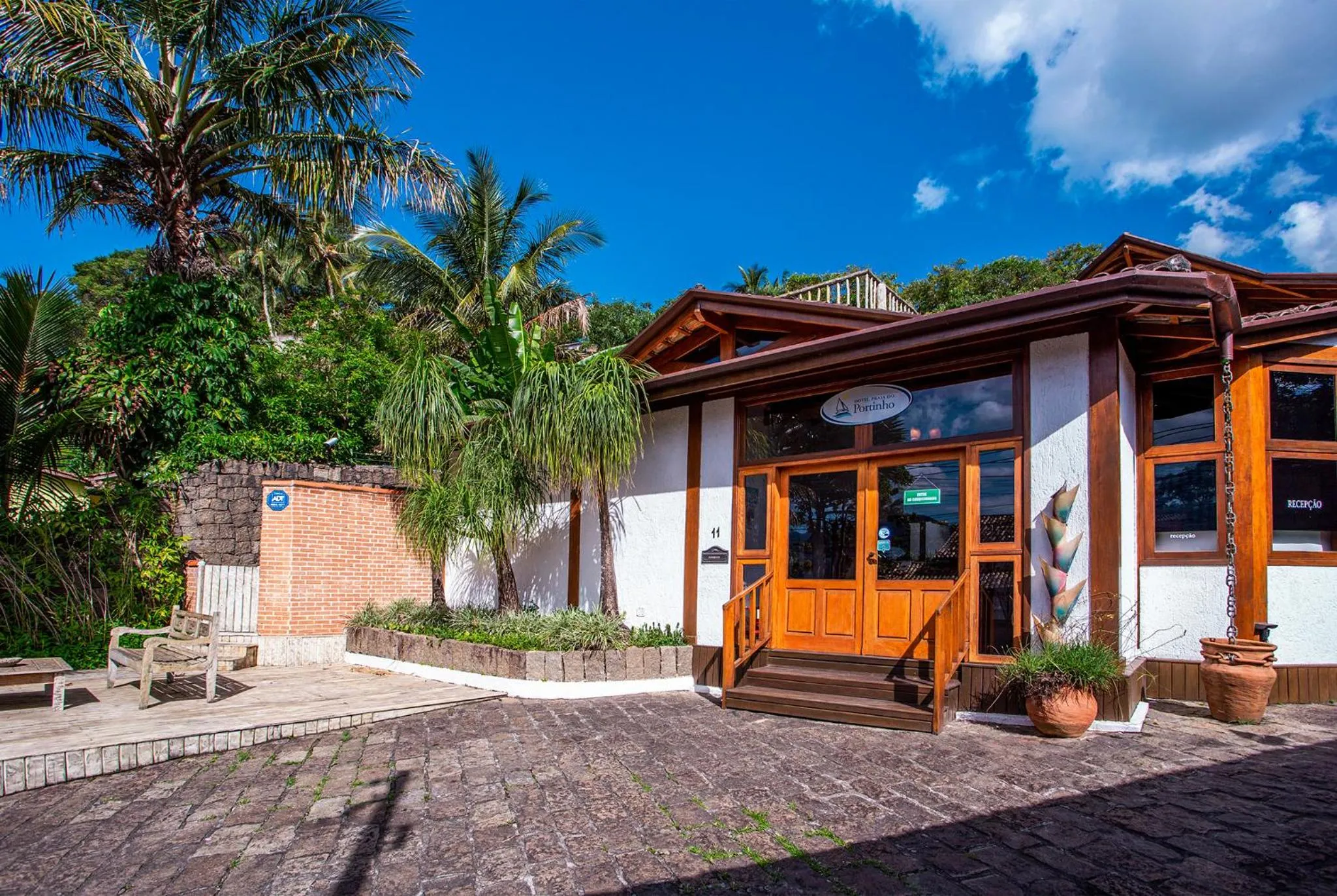 Property building in Hotel Praia do Portinho