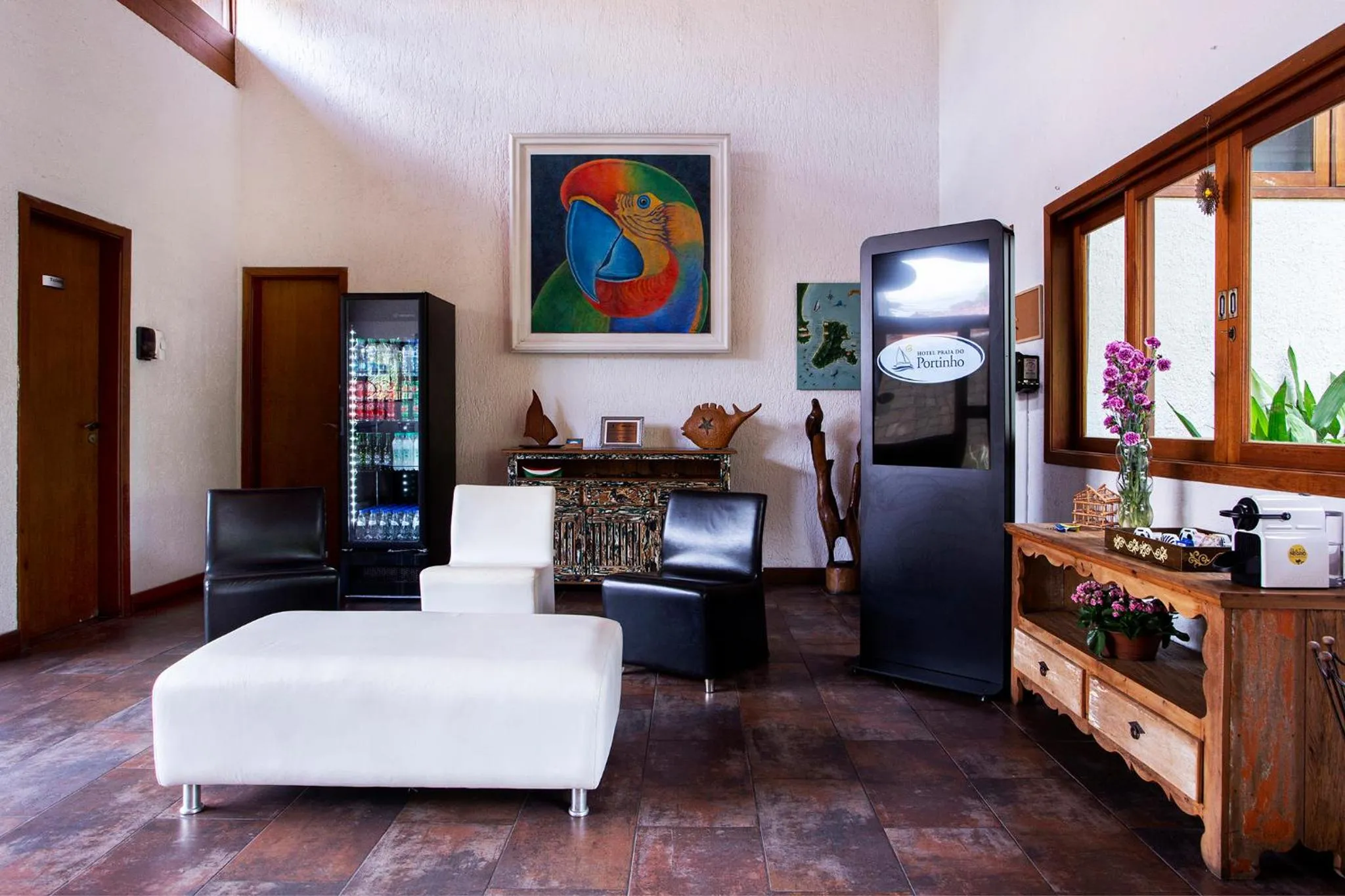 Lobby or reception in Hotel Praia do Portinho