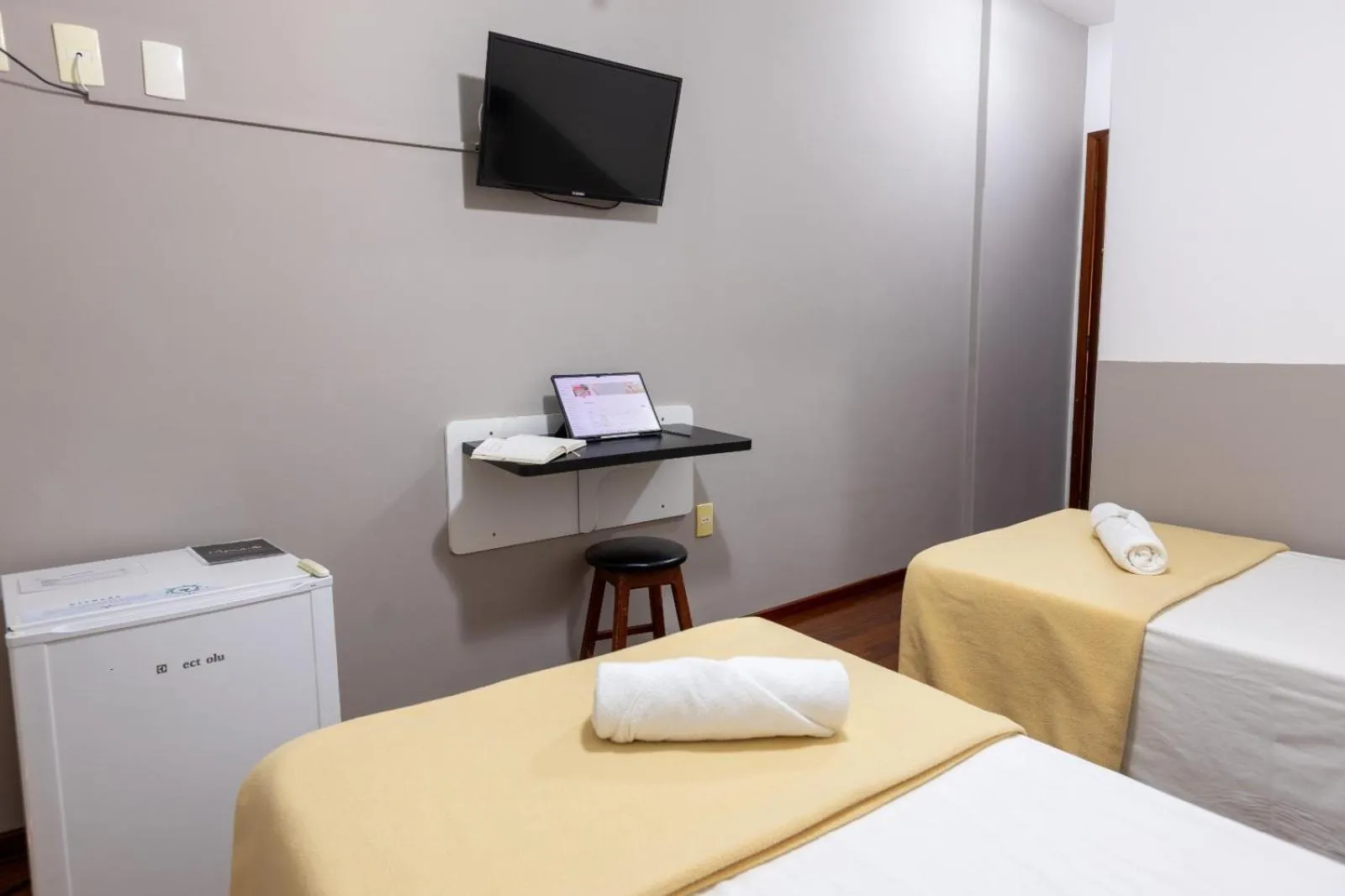 Bed in Hotel Minas Tower Leopoldina By Samba