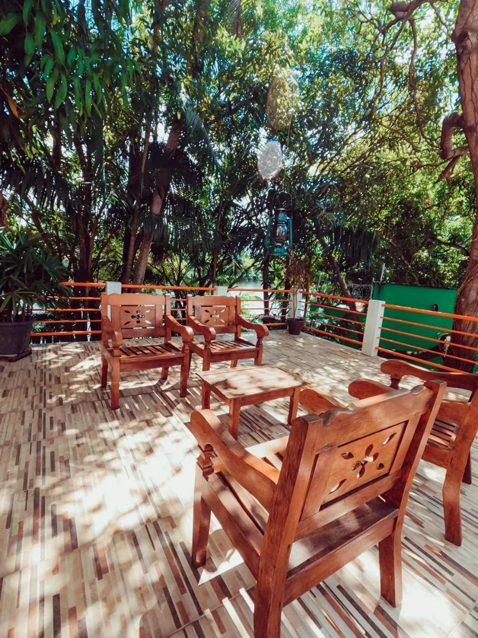 Patio in Pousada Clube Vista do Rio