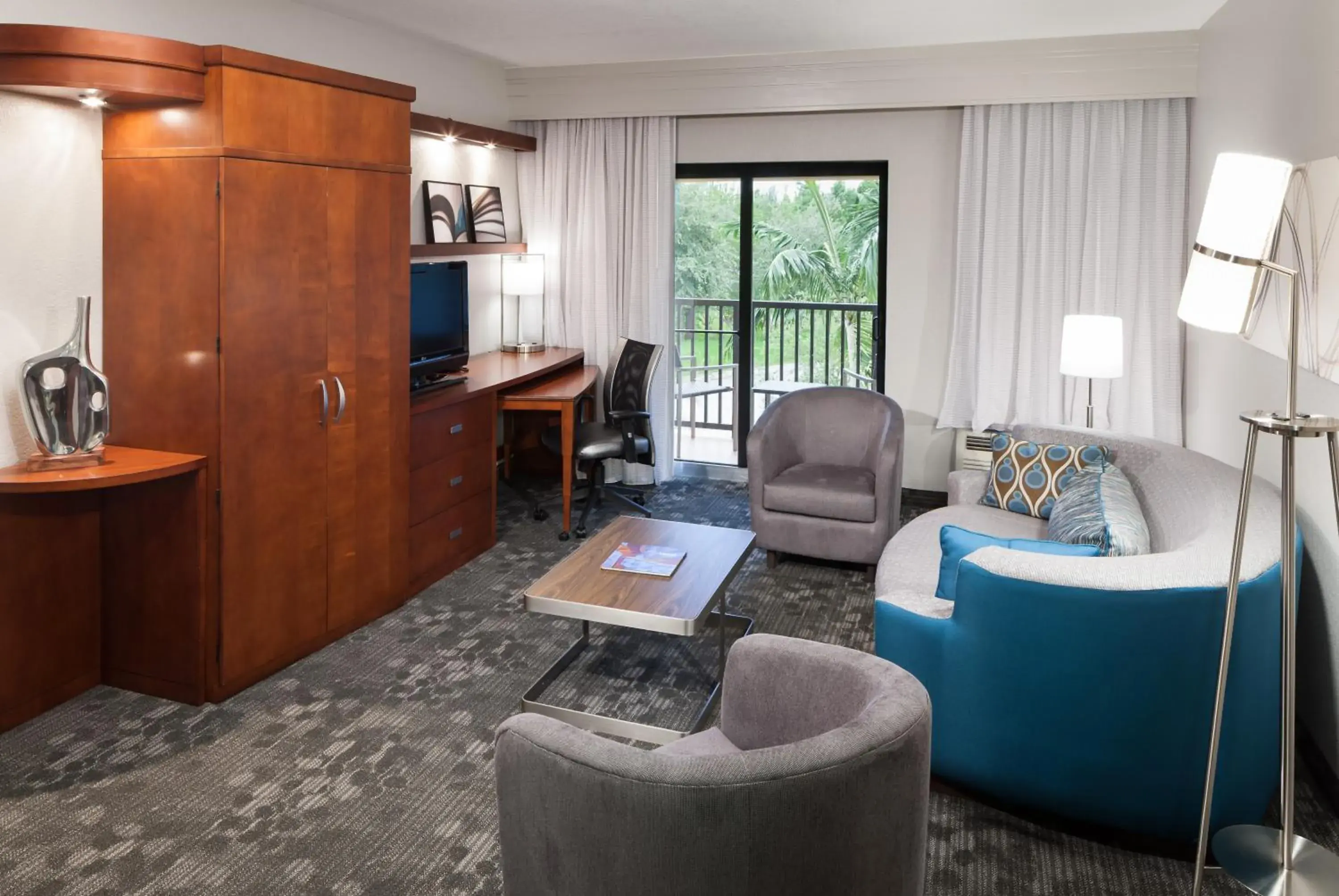 Guest room, 2 Queen Beds, Balcony in Courtyard by Marriott Miami at Dolphin Mall Guest room, 2 Queen Beds, Balcony in Courtyard by Marriott Miami at Dolphin Mall