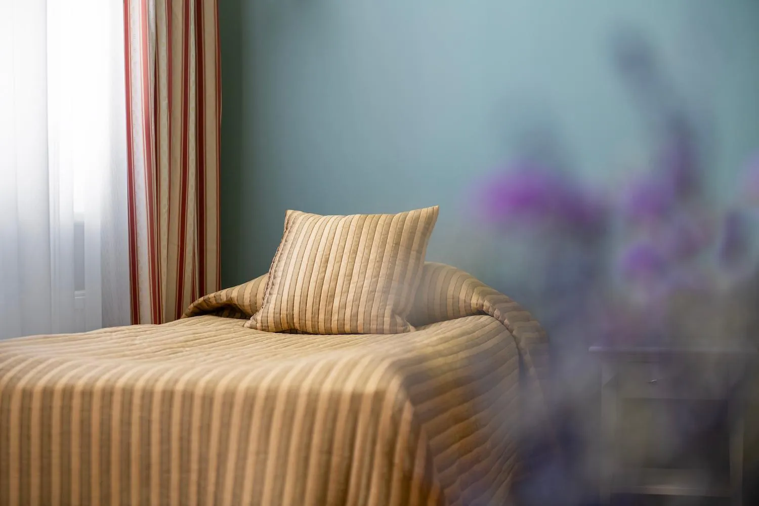 Decorative detail, Bed in Europa Royale Druskininkai