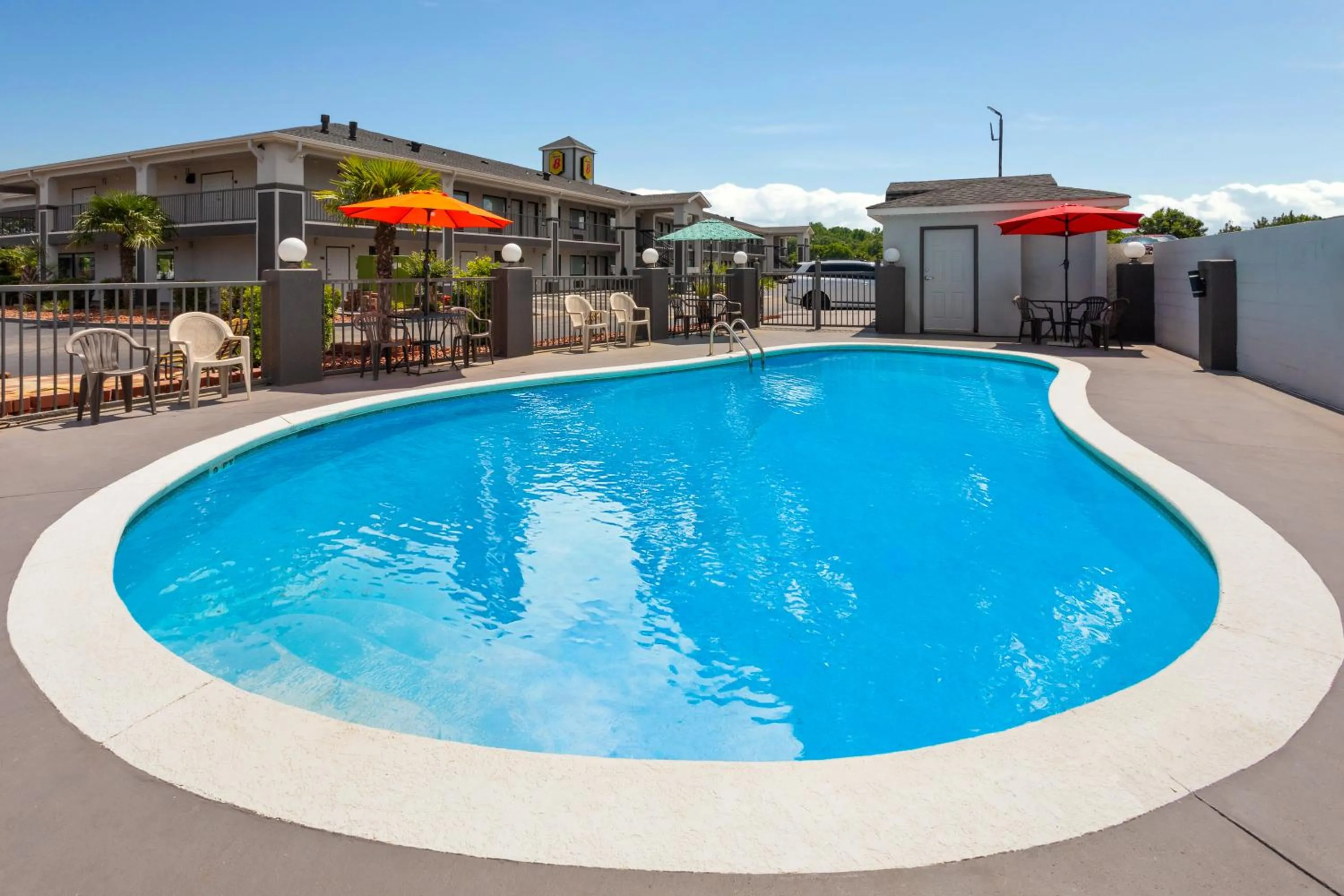 Swimming pool in Super 8 by Wyndham Prattville Montgomery