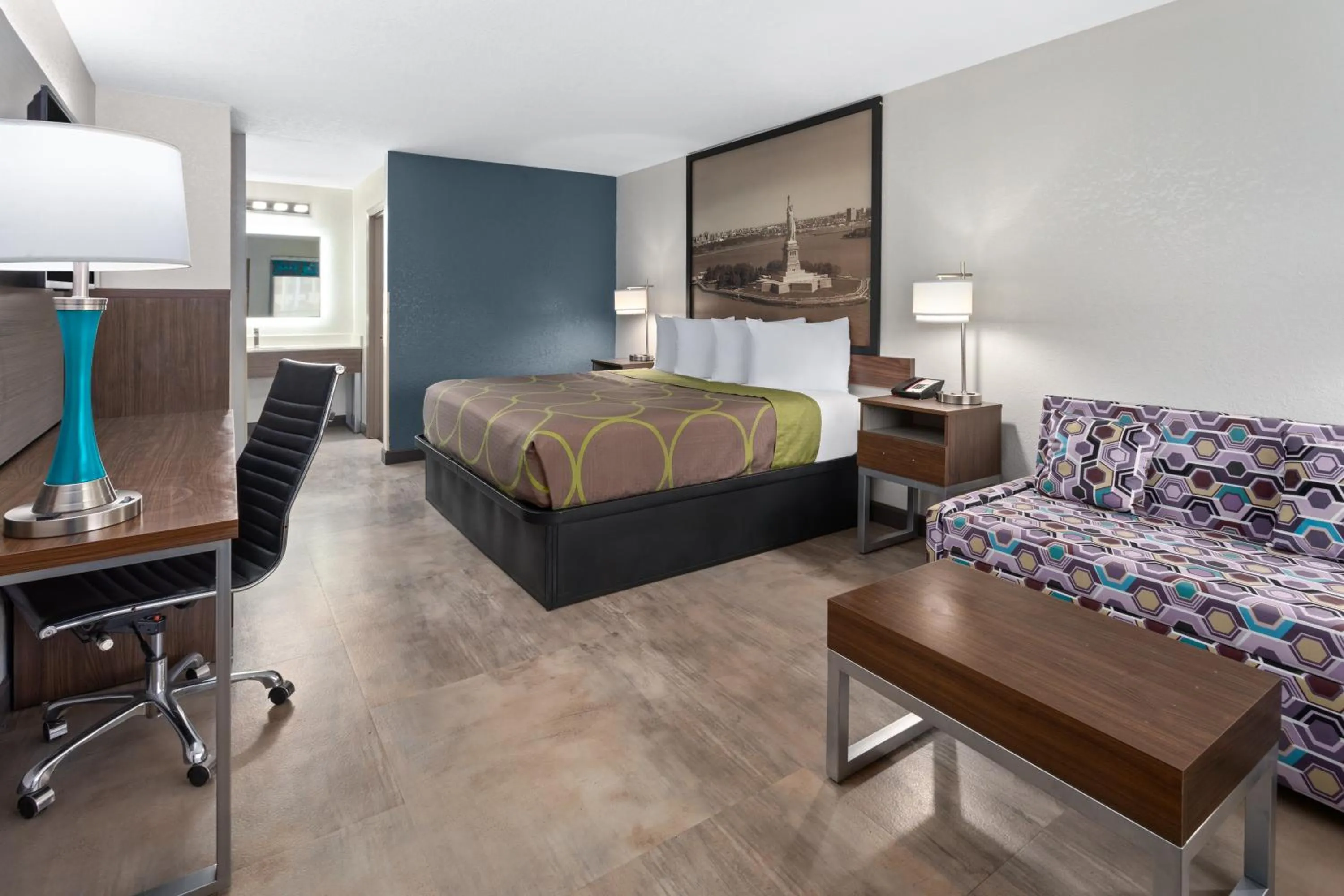 Bed in Super 8 by Wyndham Prattville Montgomery