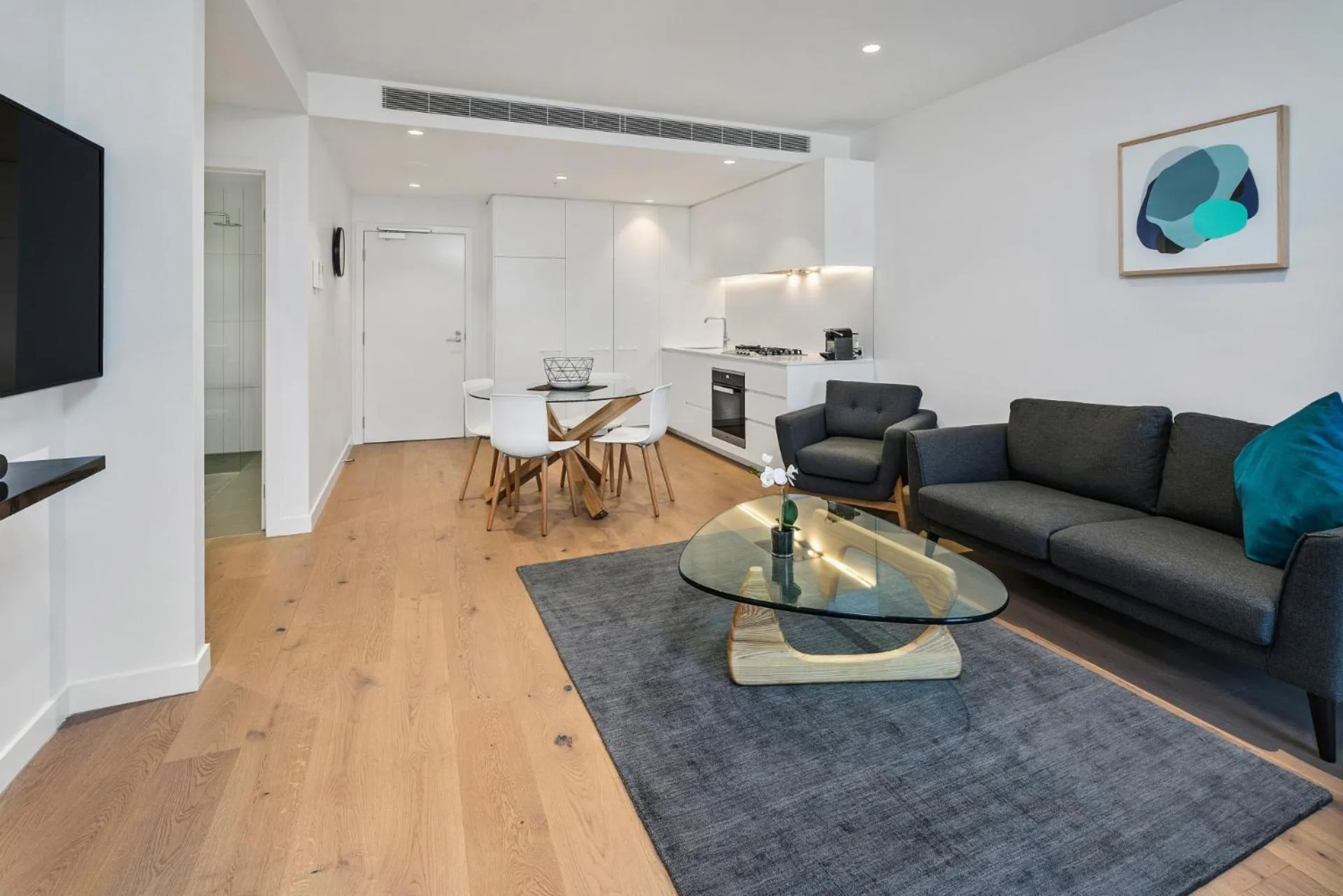 TV and multimedia in Anchorage Apartments Hampton