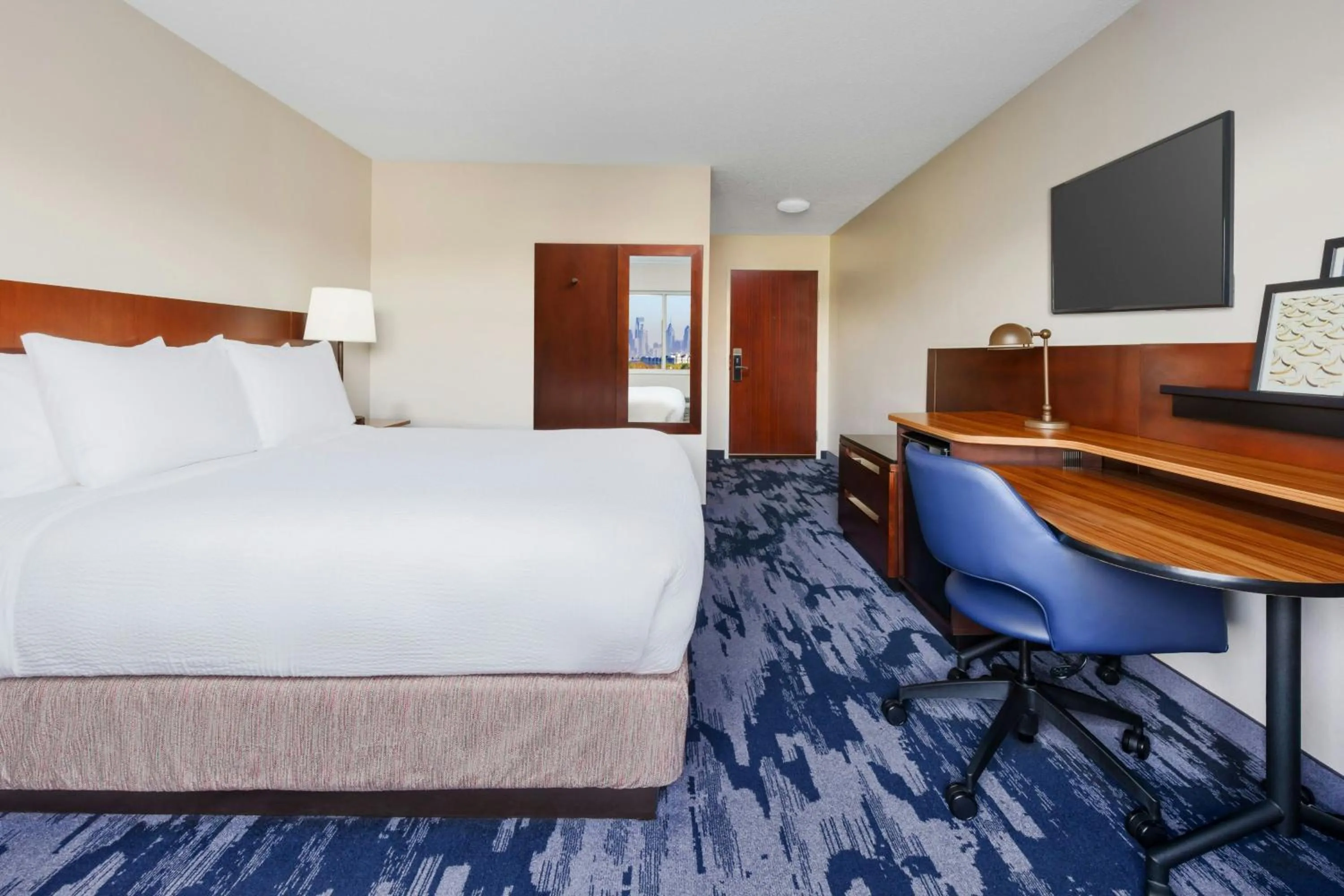 Photo of the whole room, Bed in Fairfield Inn Philadelphia Airport