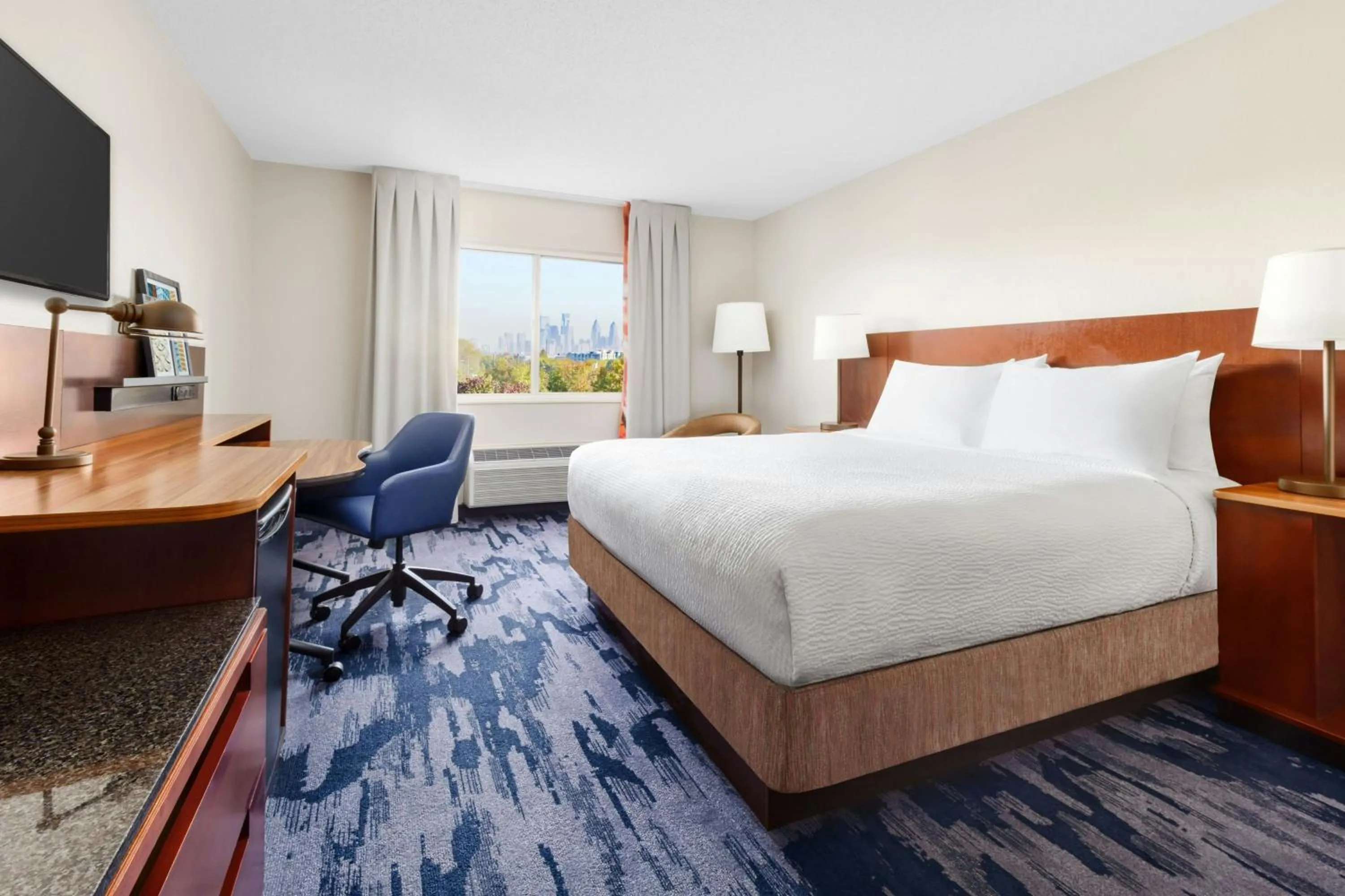 Photo of the whole room, Bed in Fairfield Inn Philadelphia Airport