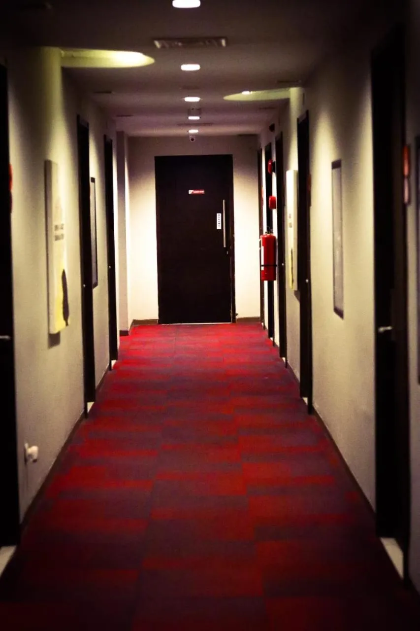 Facade/entrance in News Hotel by Graha Pena Jawa Pos