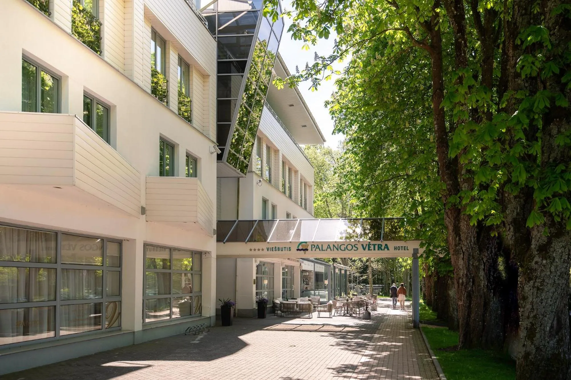 Facade/entrance in Palangos Vetra