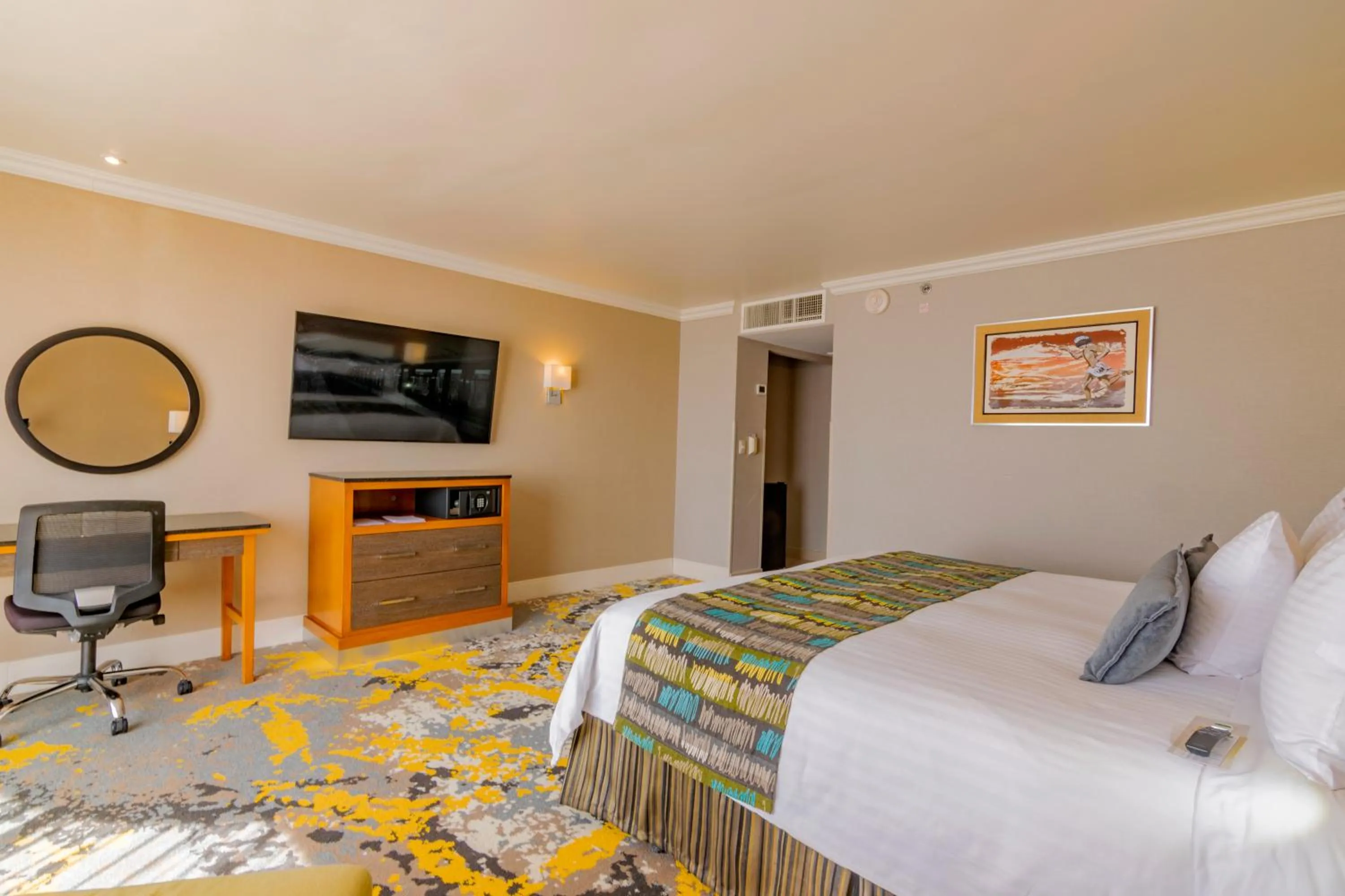 Bed in Hotel Lucerna Ciudad Juarez