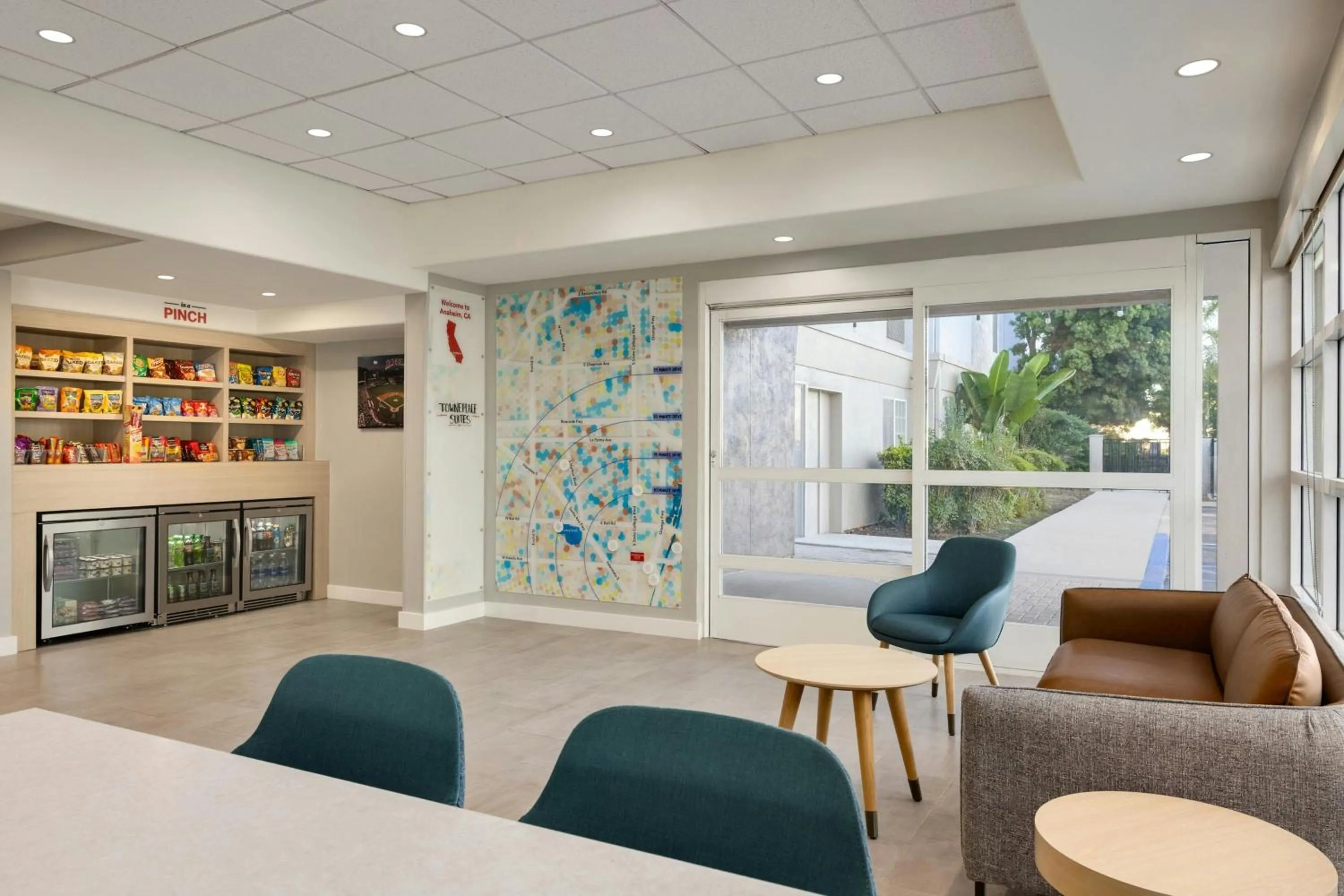 Lobby or reception in TownePlace Suites by Marriott Anaheim Maingate Near Angel Stadium