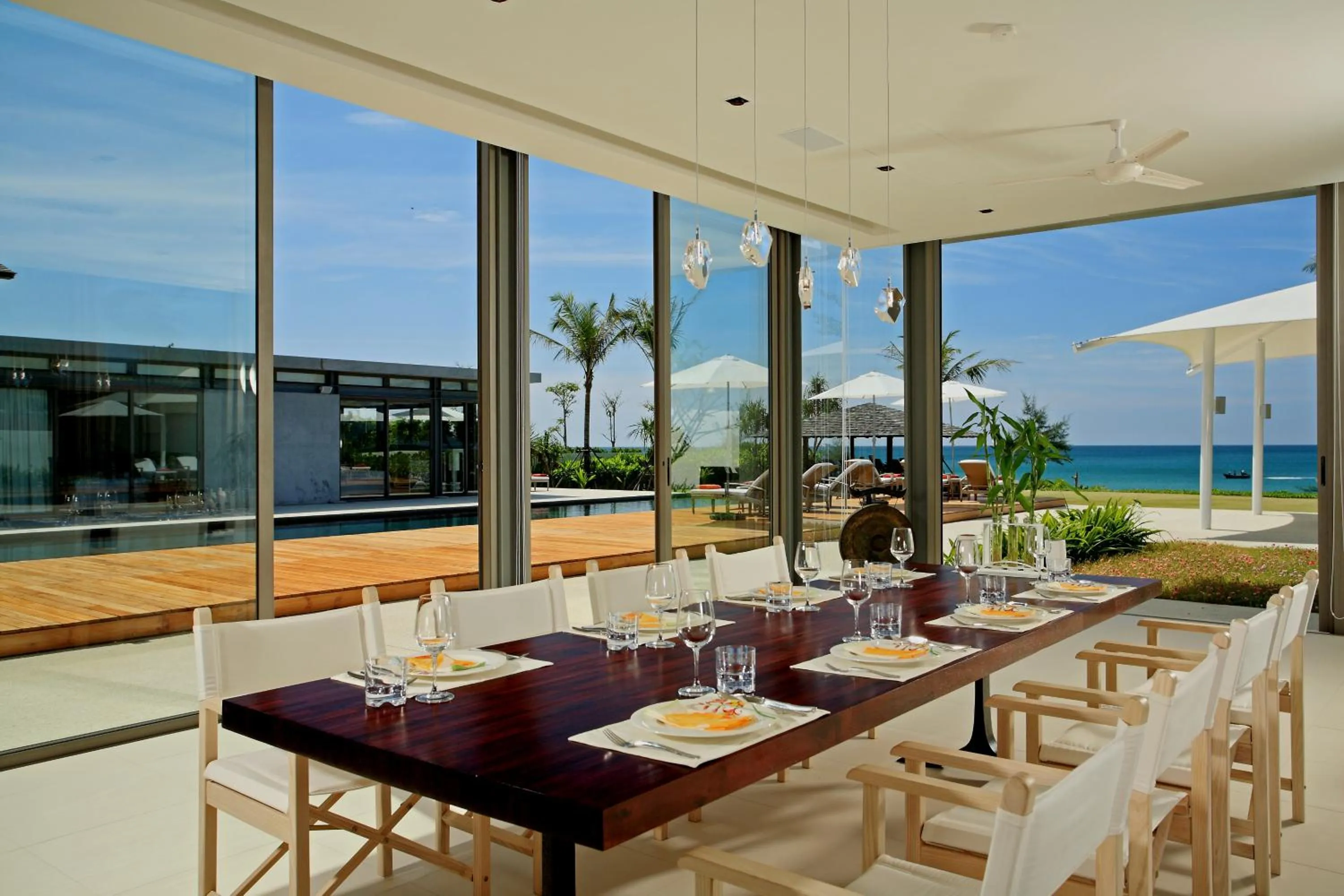 Seating area in Sava Beach Villas