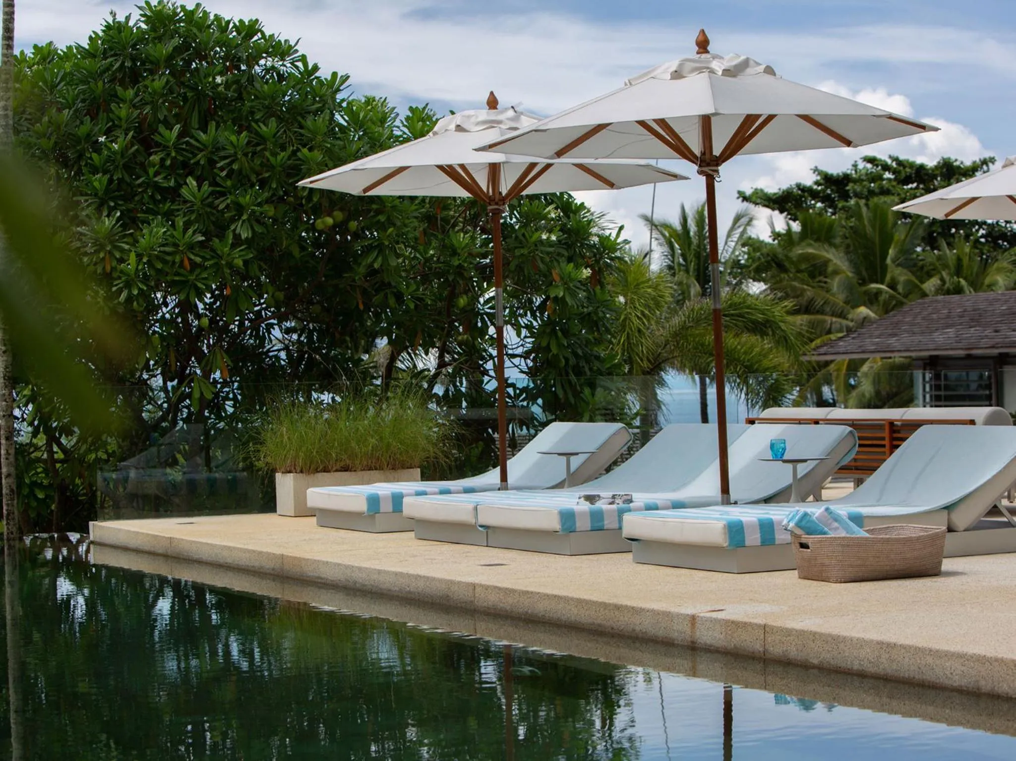 Pool view in Sava Beach Villas