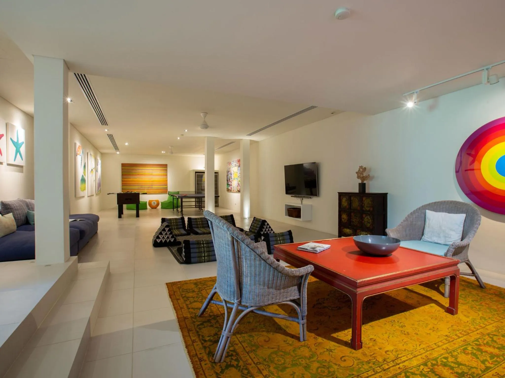 Communal lounge/ TV room in Sava Beach Villas