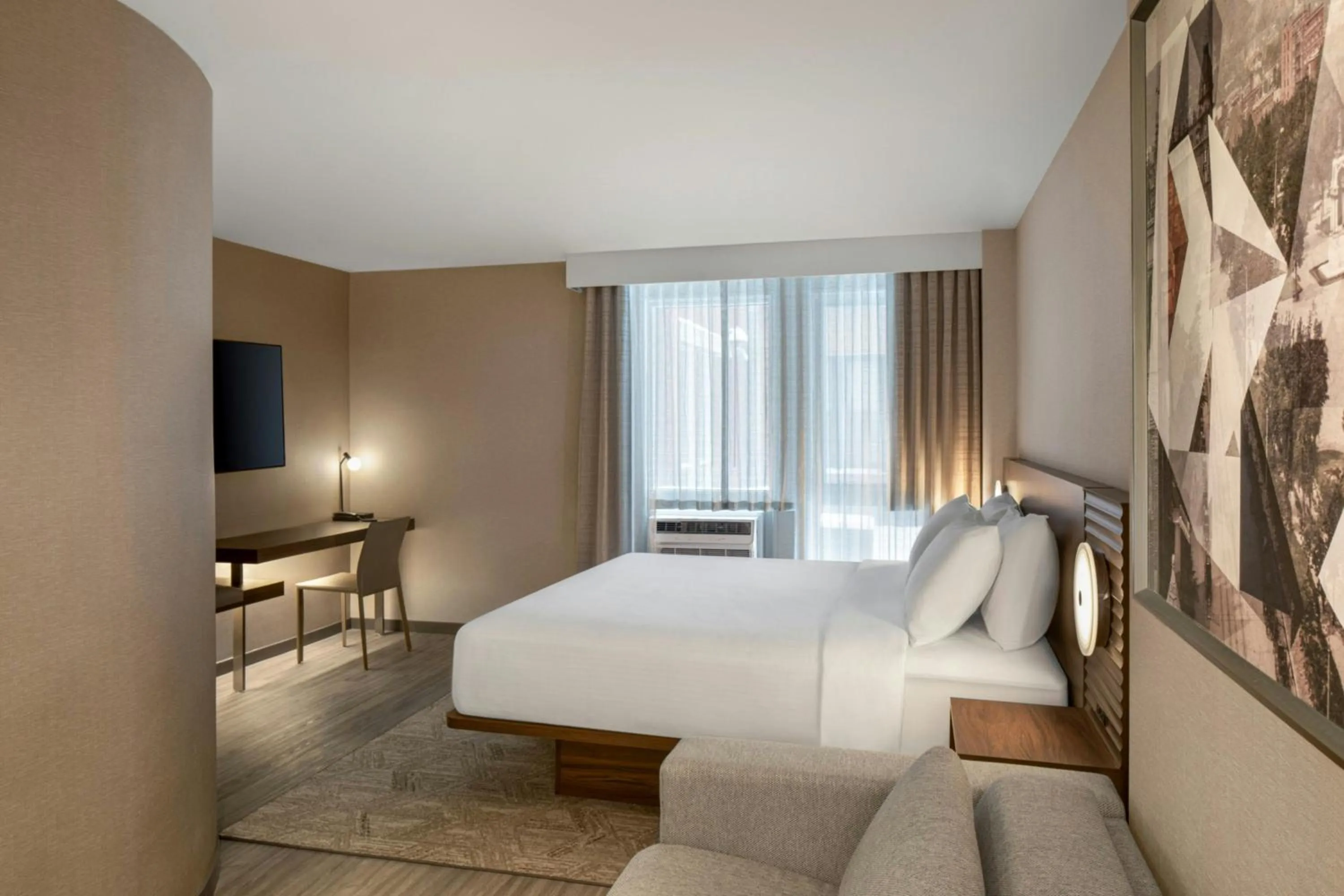 Photo of the whole room, Bed in AC Hotel by Marriott Old Montreal