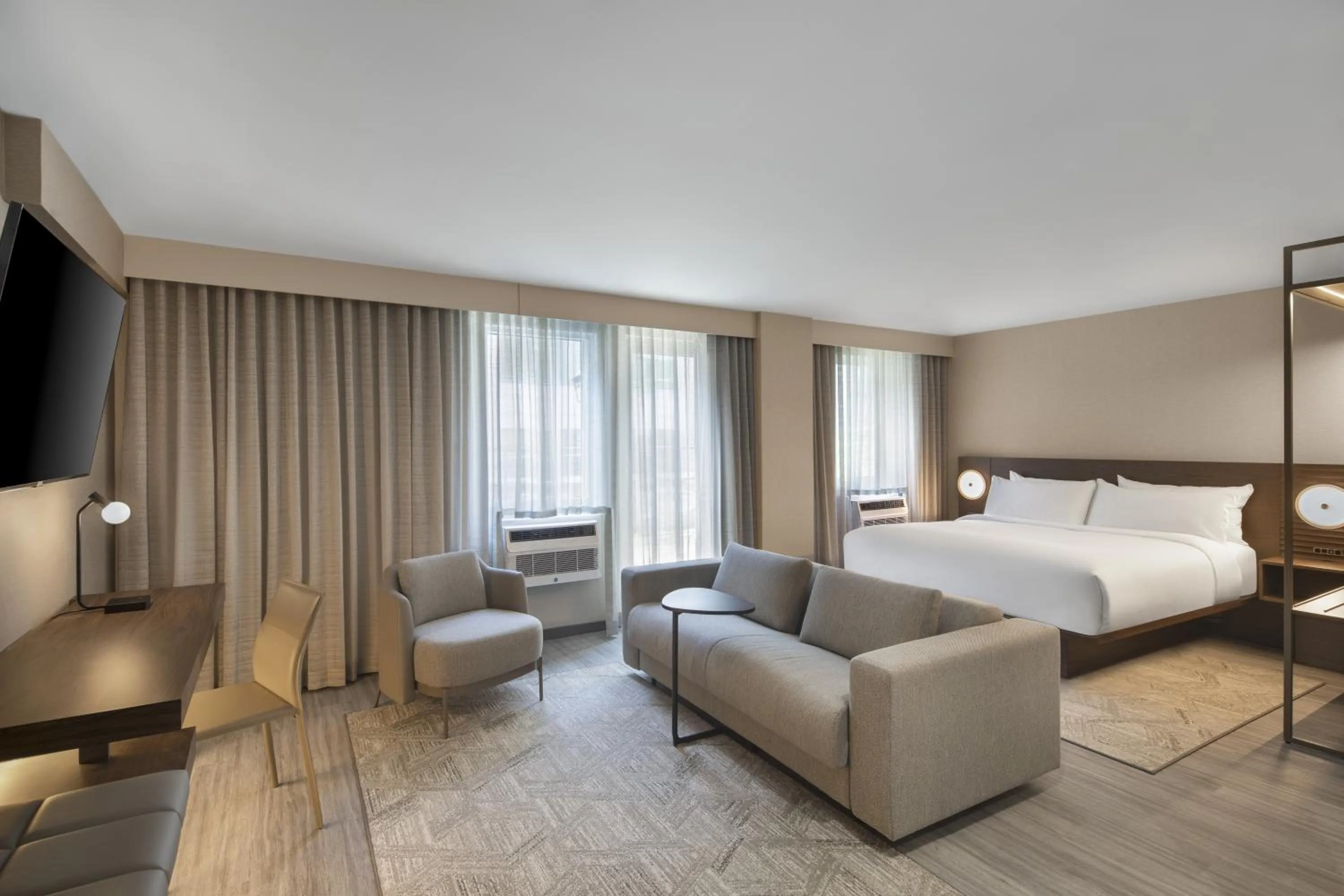 Bedroom, Bed in AC Hotel by Marriott Old Montreal