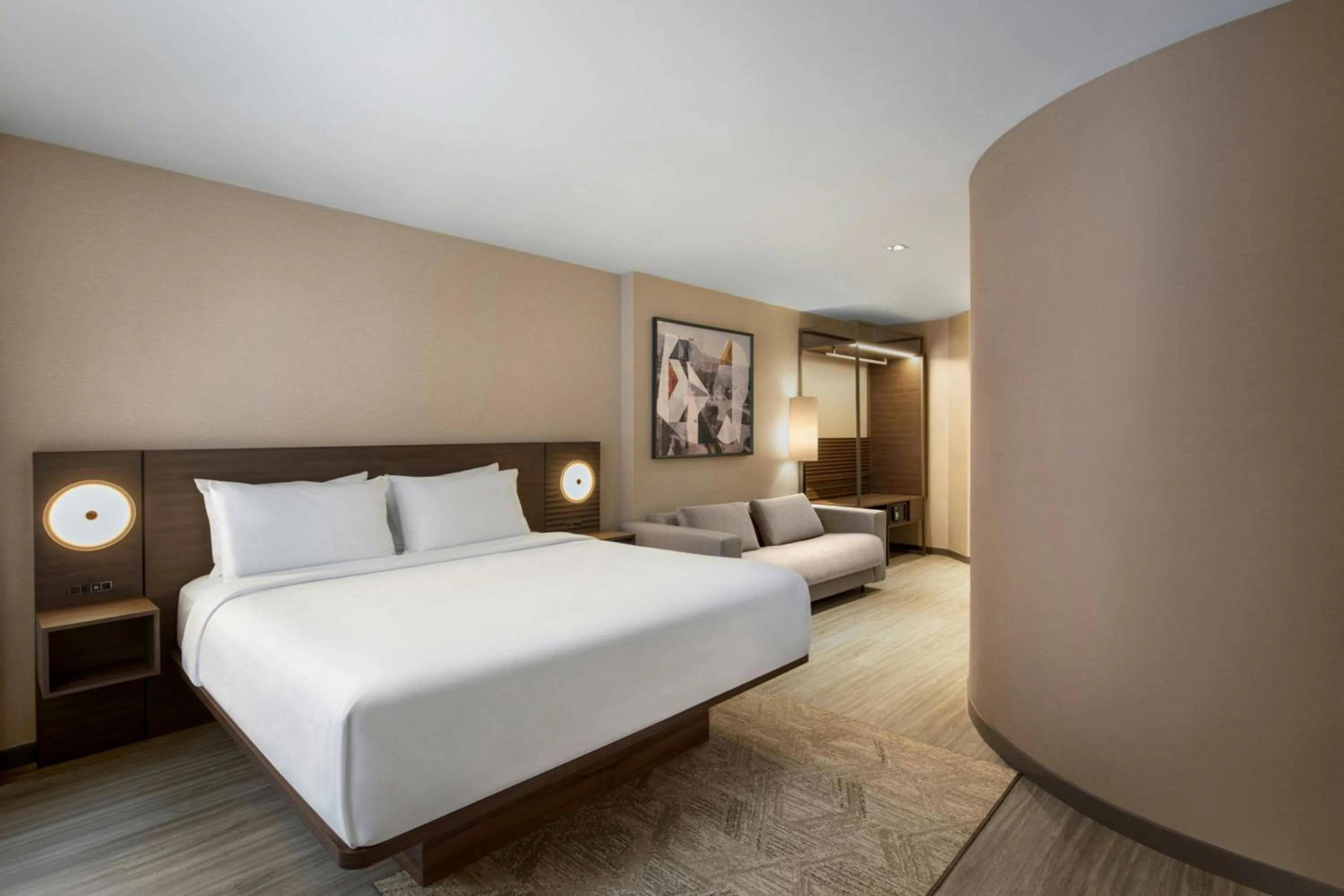 Photo of the whole room, Bed in AC Hotel by Marriott Old Montreal