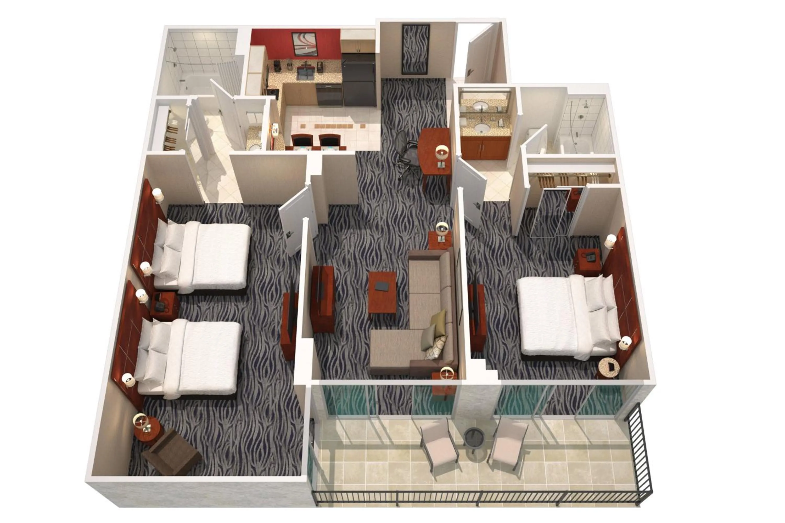 Bedroom in Residence Inn by Marriott Montreal Airport