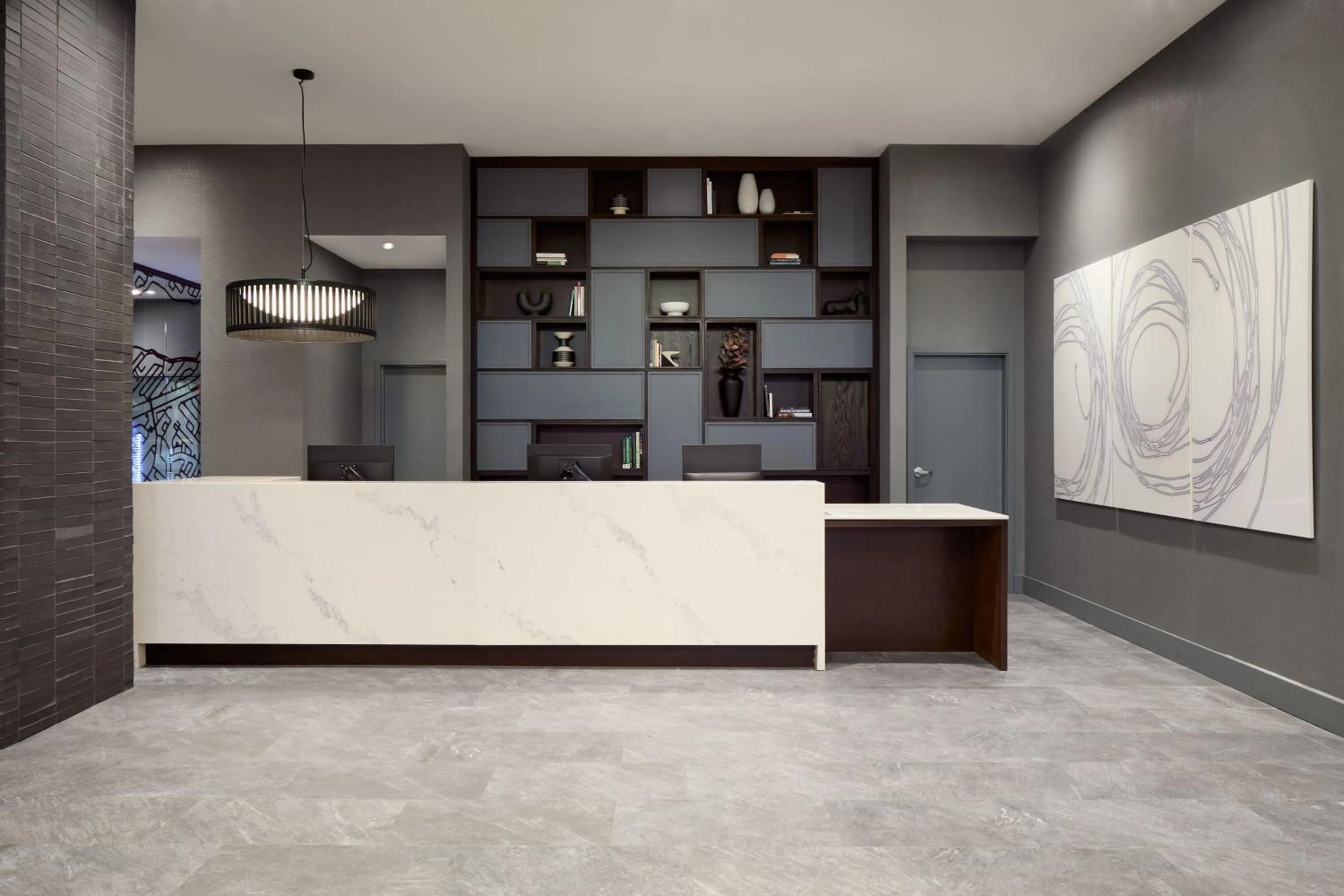 Lobby or reception in Residence Inn by Marriott Montreal Airport