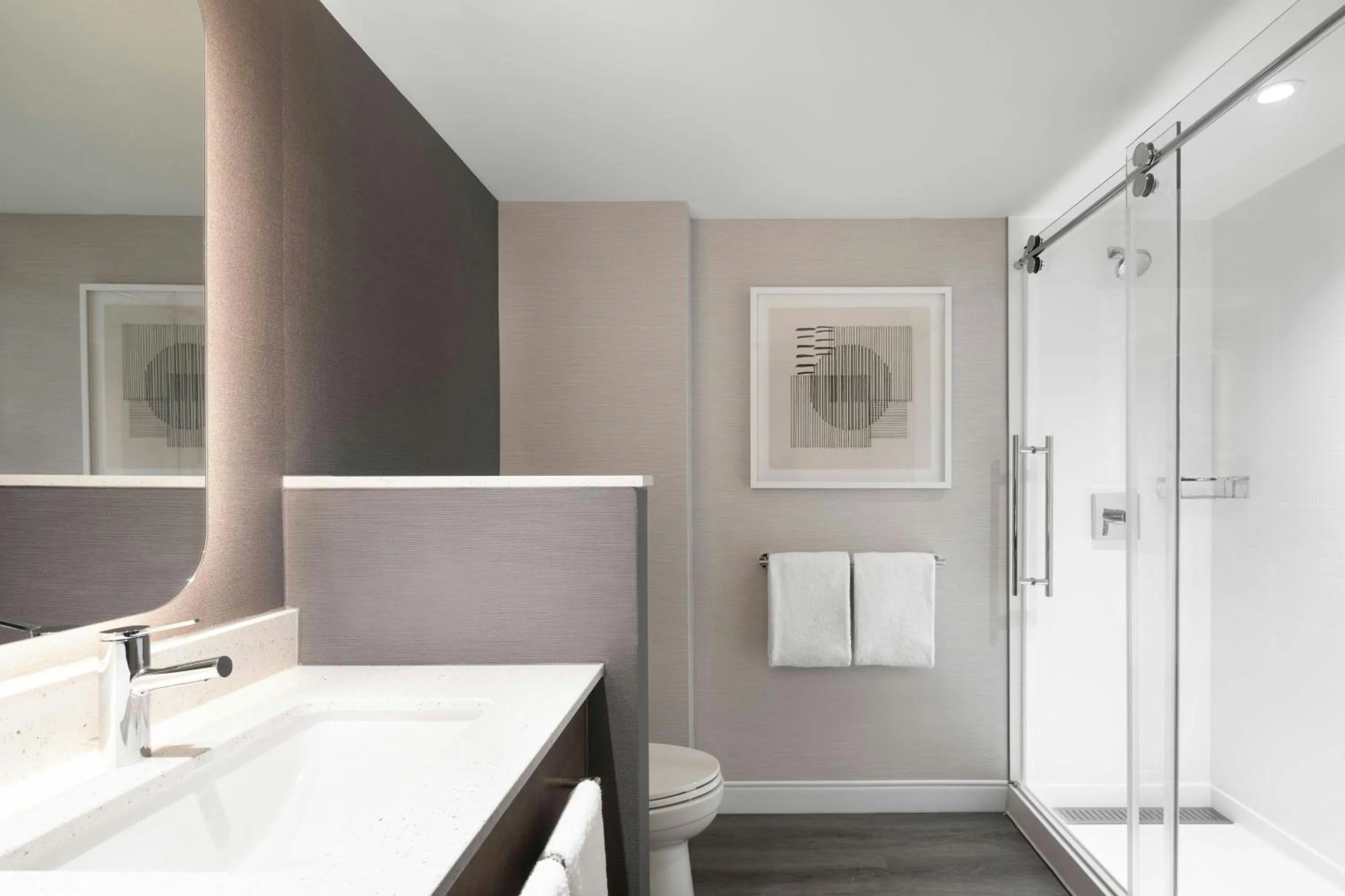 Bathroom in Courtyard by Marriott Montreal Airport