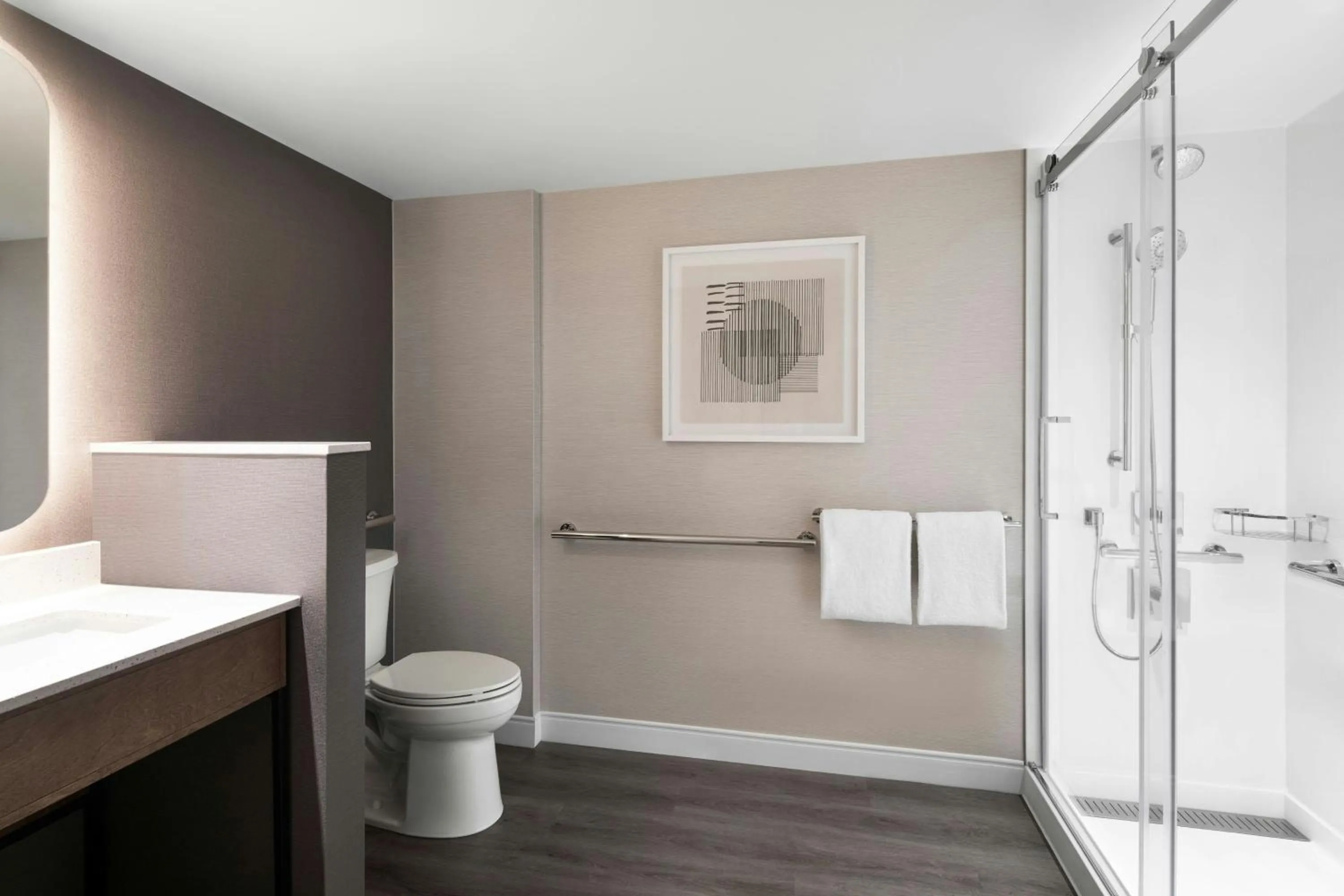 Bathroom in Courtyard by Marriott Montreal Airport