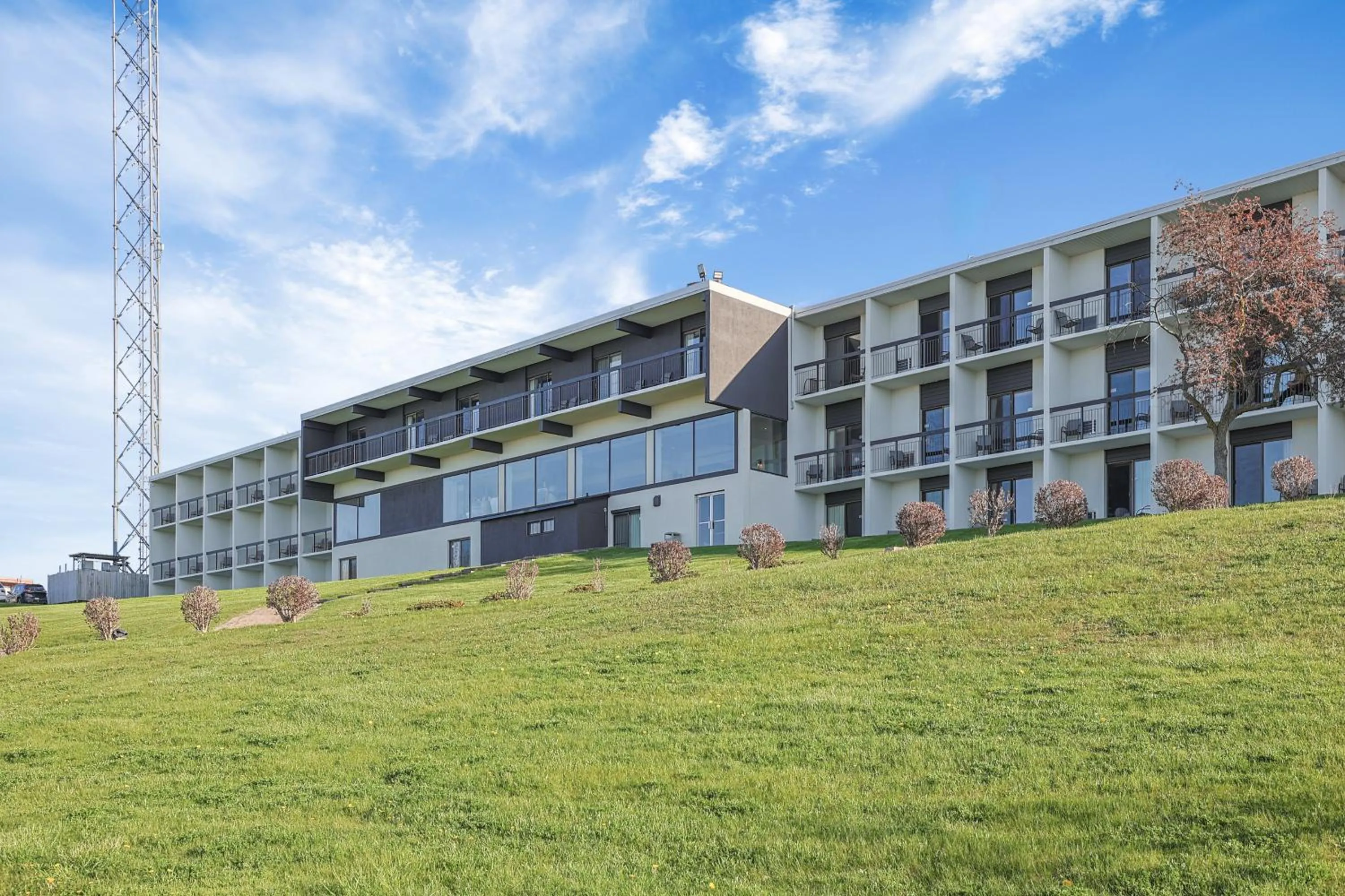 Property building in The Jordan Hotel Ramada by Wyndham