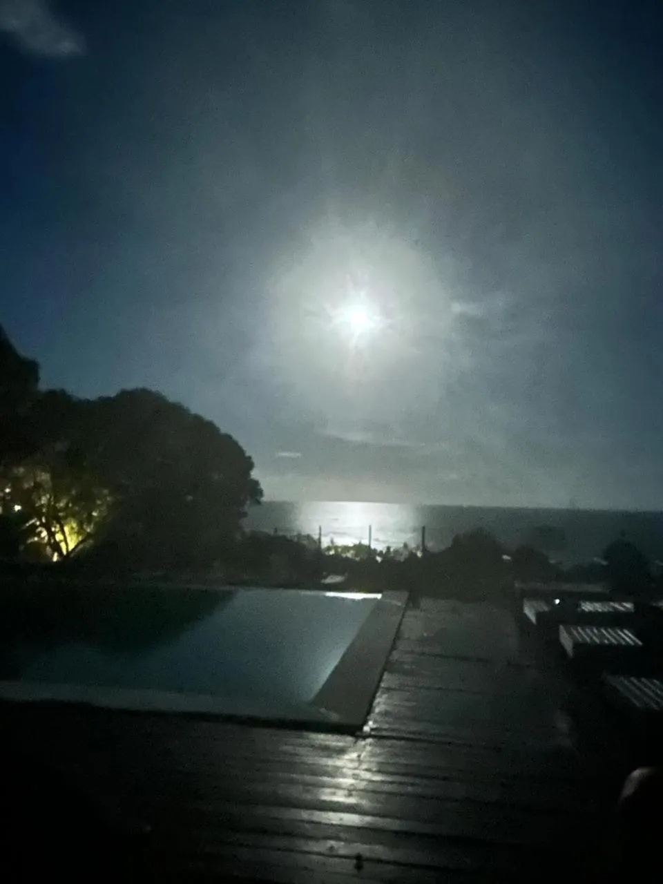 Pool view in Casa Grande São Vicente