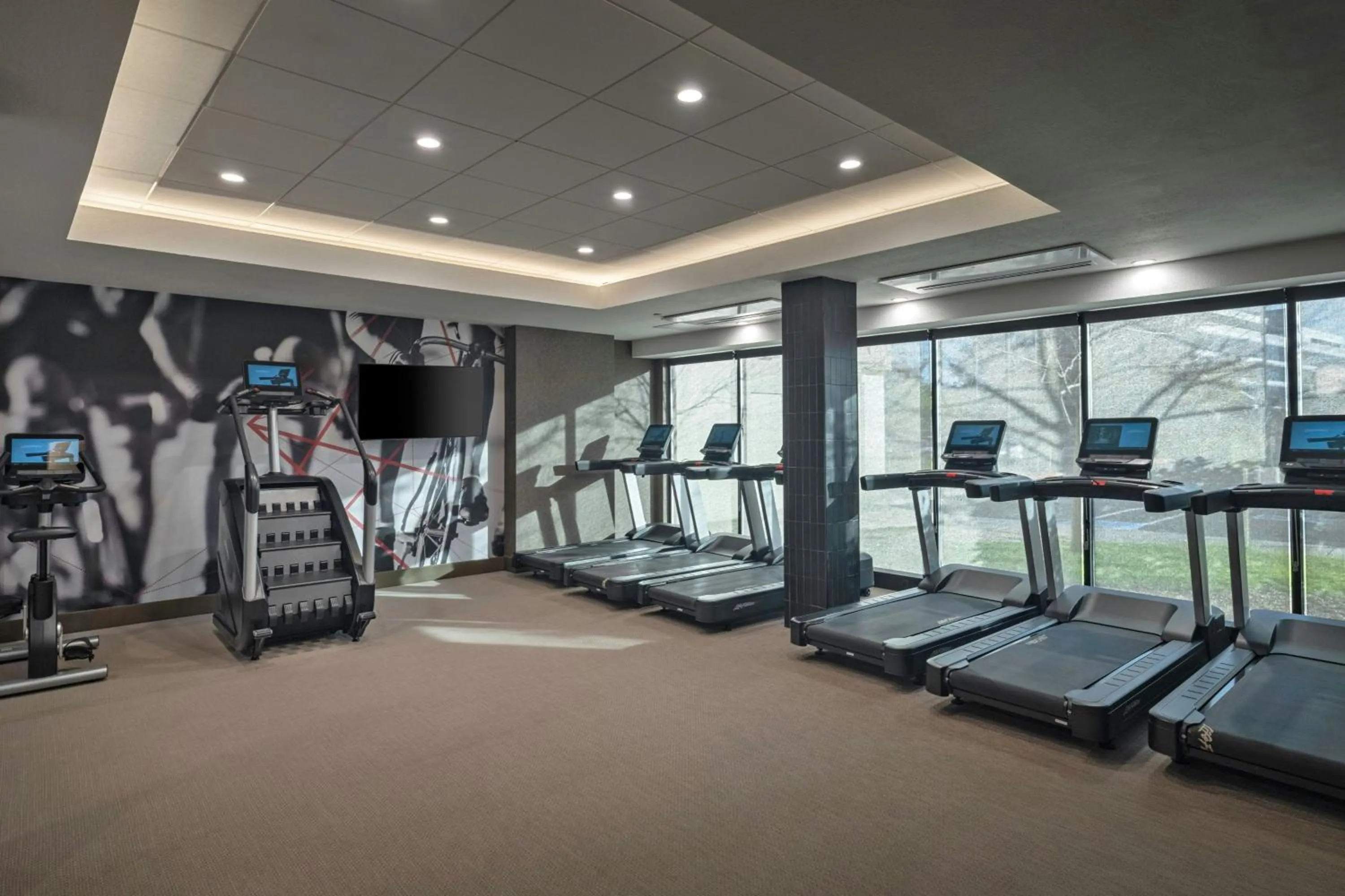 Fitness centre/facilities in Albuquerque Marriott Pyramid North