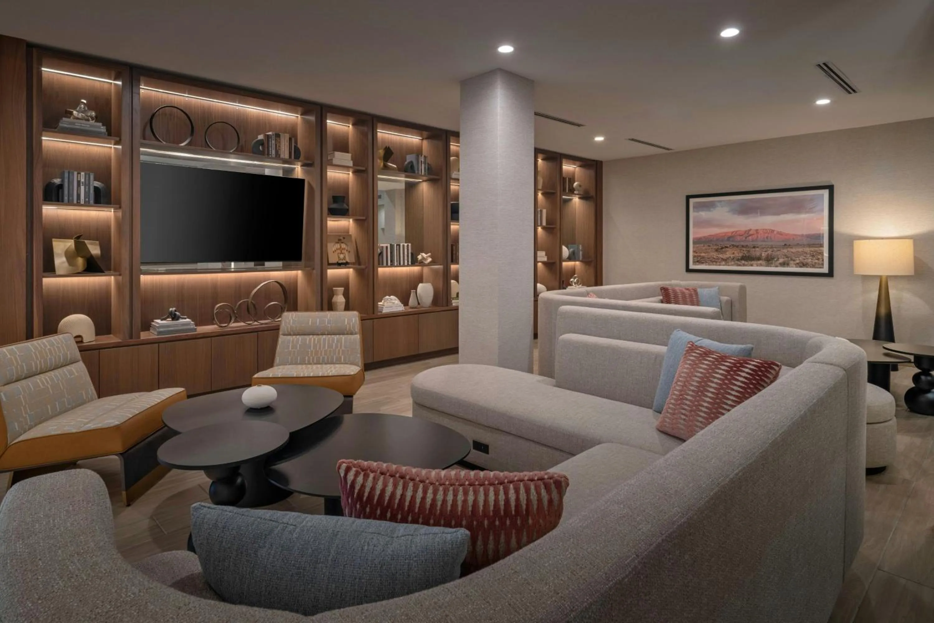 Lobby or reception in Albuquerque Marriott Pyramid North