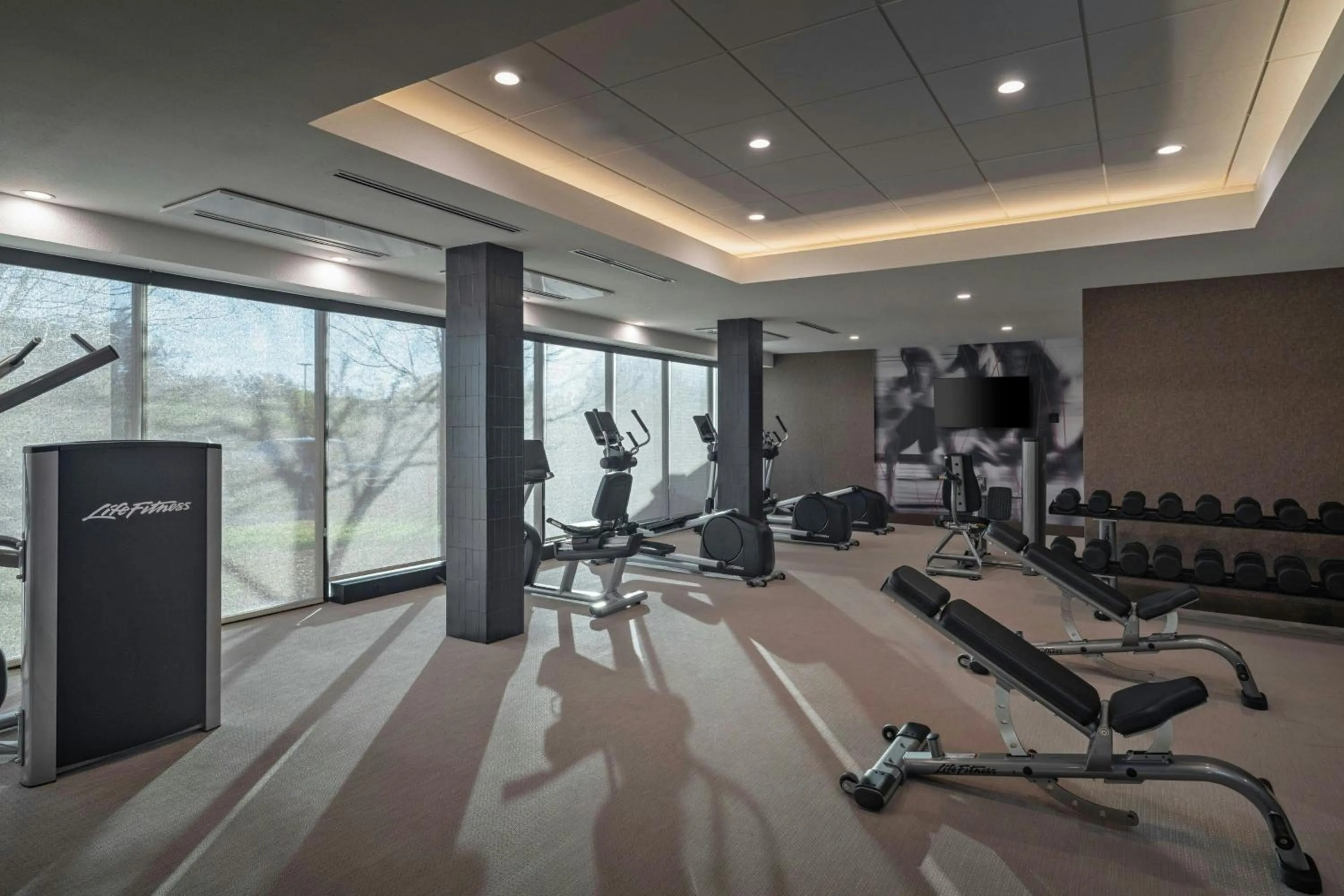 Fitness centre/facilities in Albuquerque Marriott Pyramid North