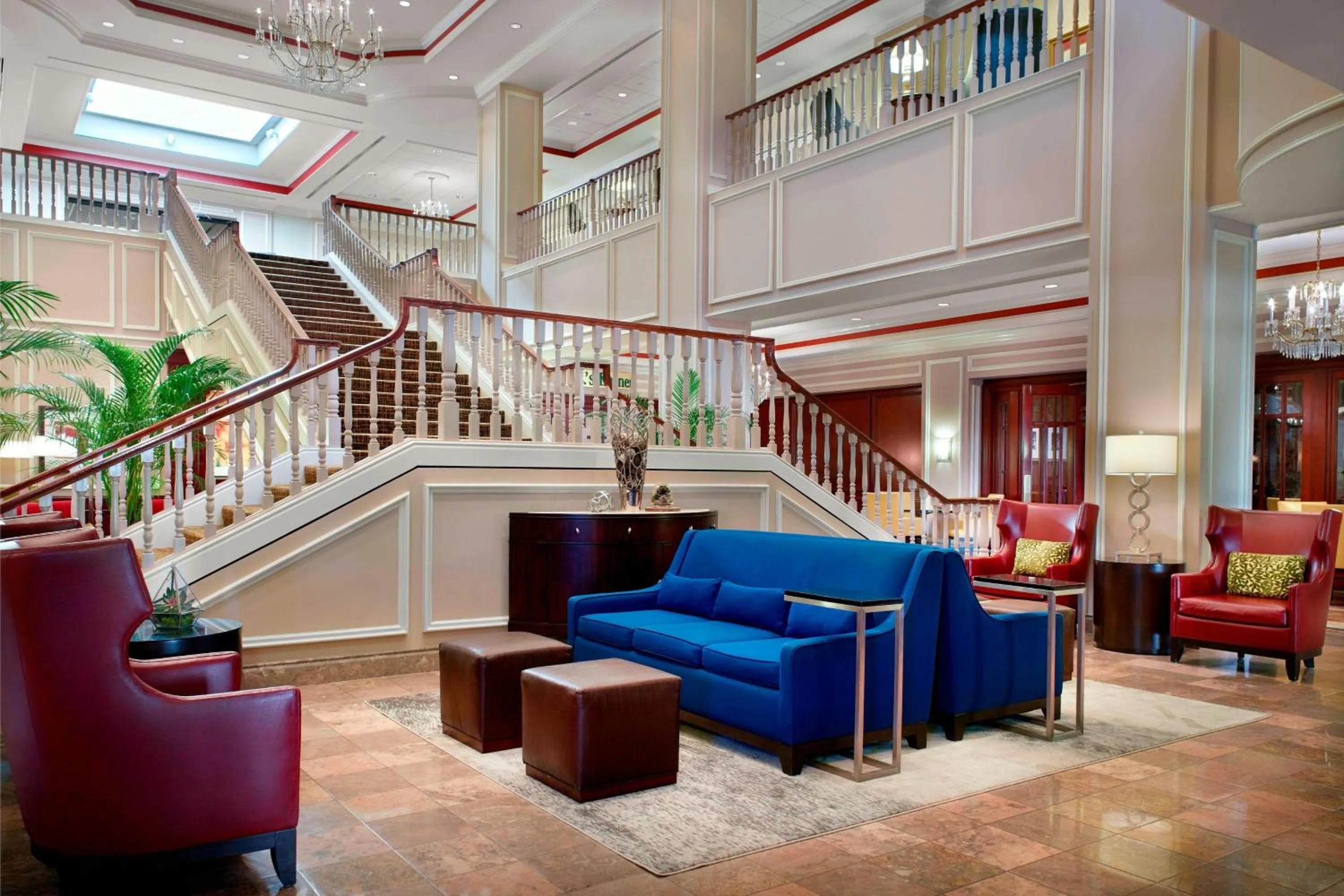 Lobby or reception in Augusta Marriott at the Convention Center