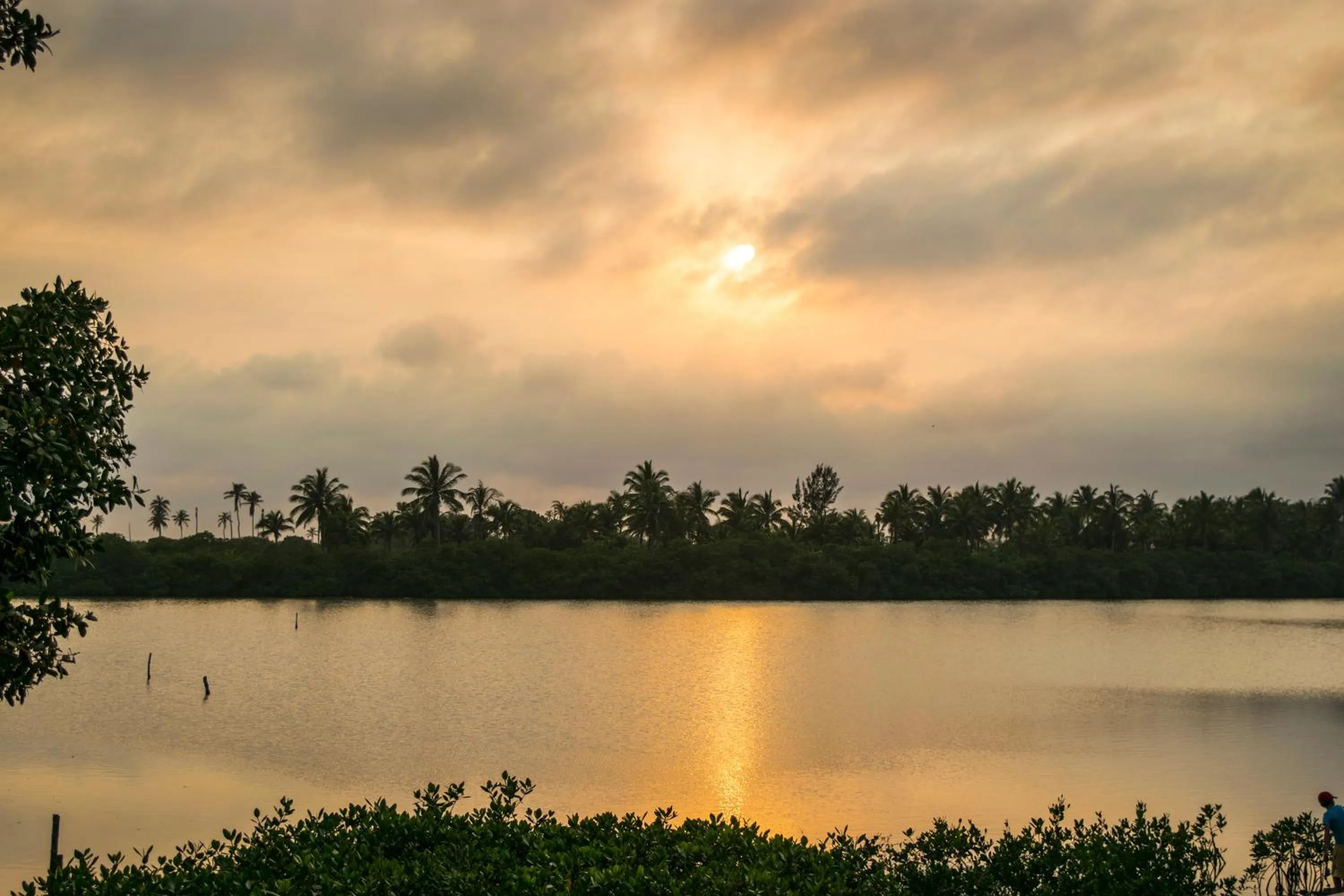 Lake view in Isla Tajín