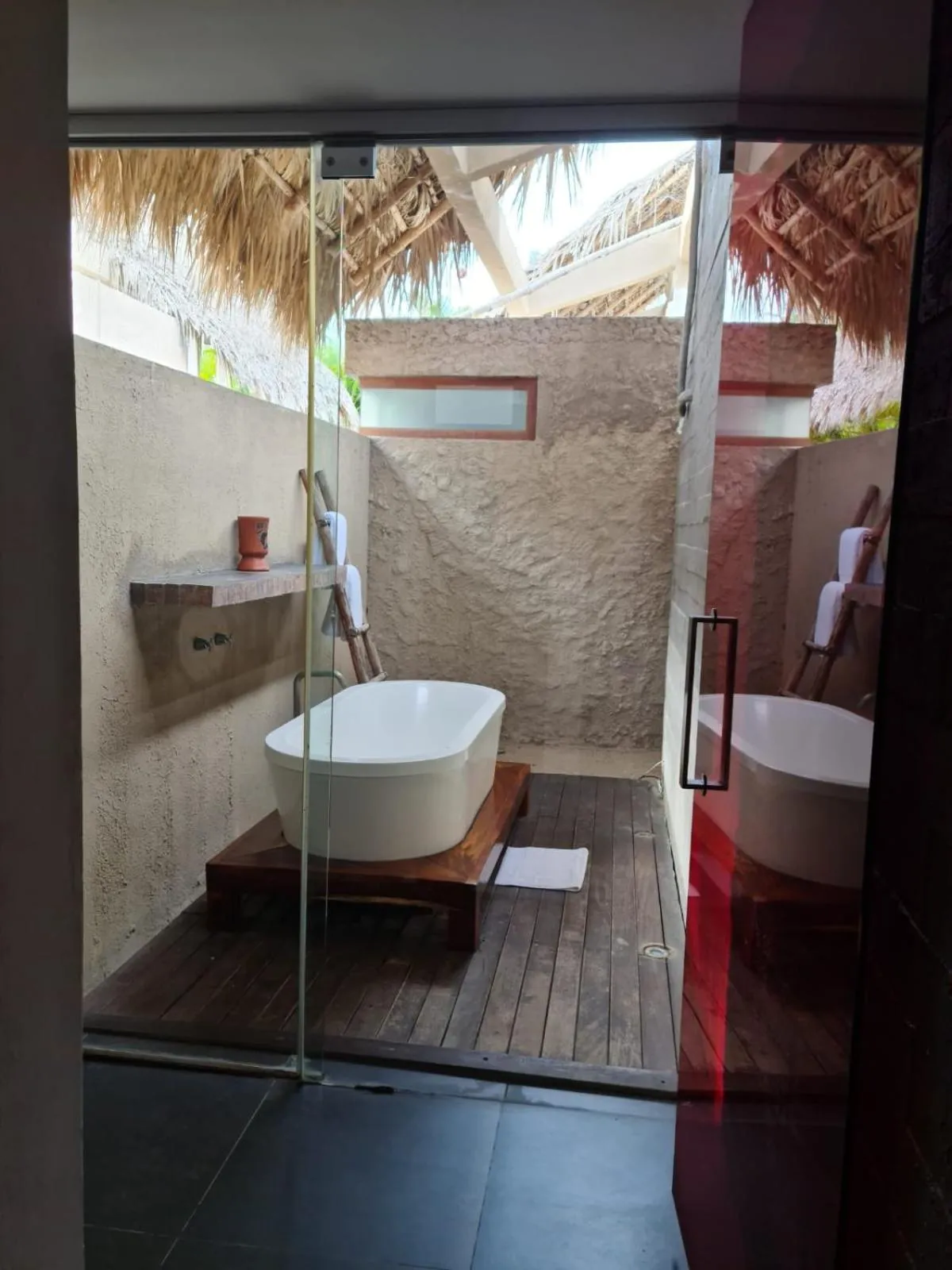 Bathroom in Isla Tajín