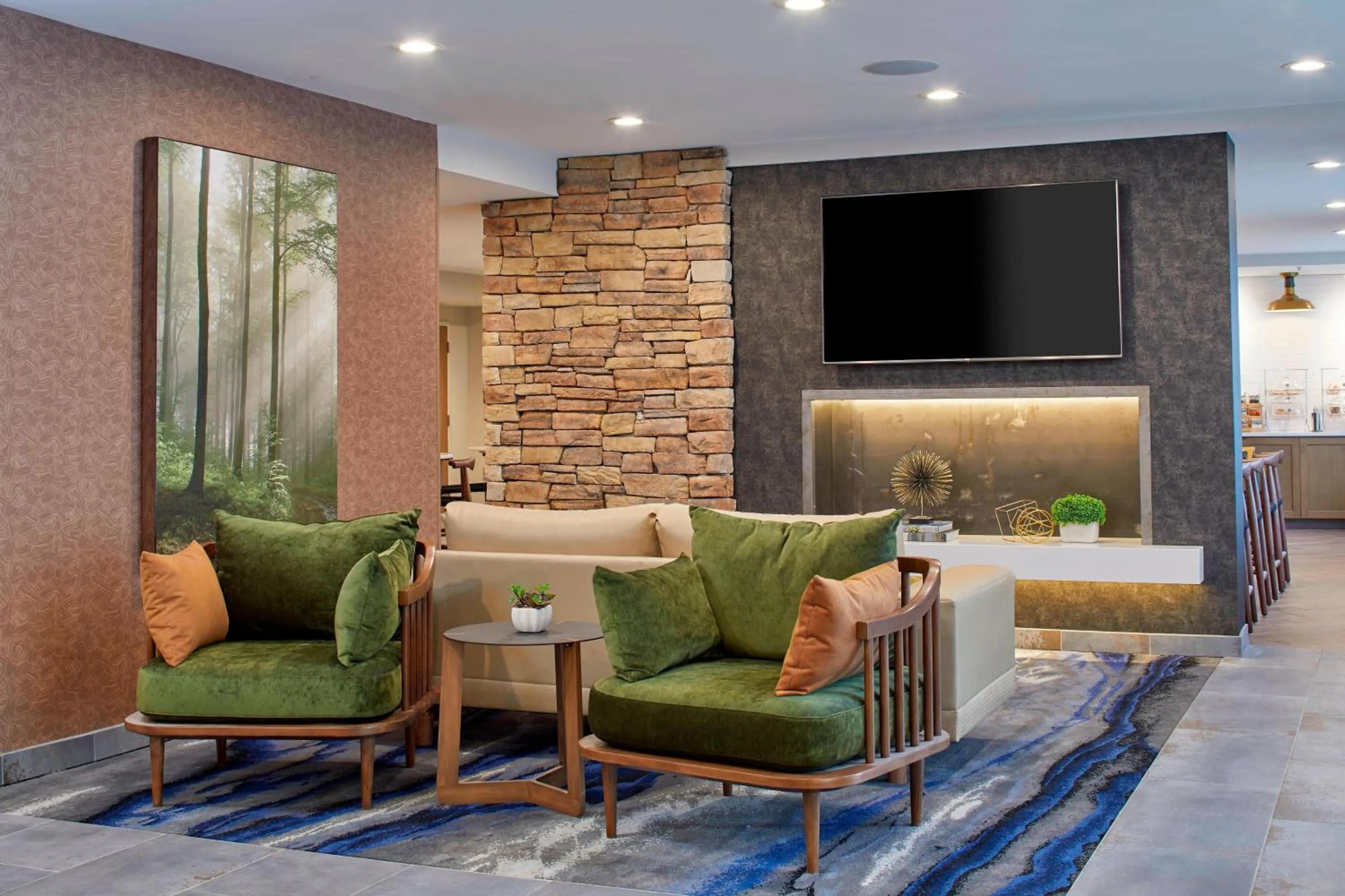 Lobby or reception in Fairfield Inn & Suites by Marriott Albany Airport